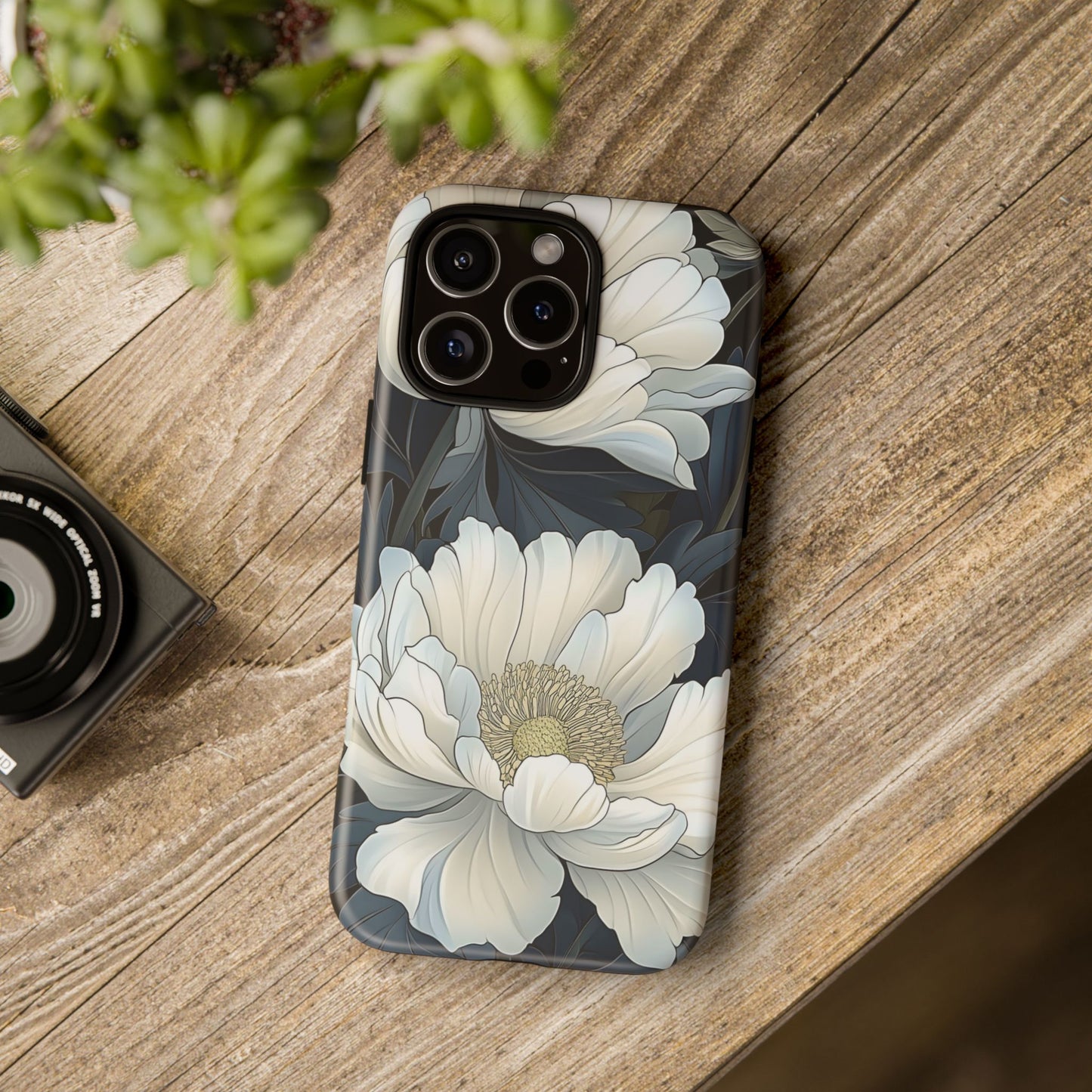 Elegant Floral Phone Case, Floral iPhone Cover, Flower Art Phone Case, Eco-Friendly Mobile Protection, Tough & Stylish Phone Case