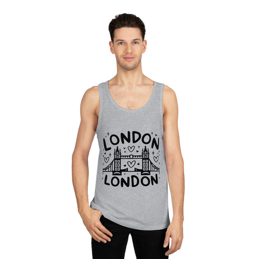 Unisex Softstyle™ Tank Top - Aesthetic London Vibes