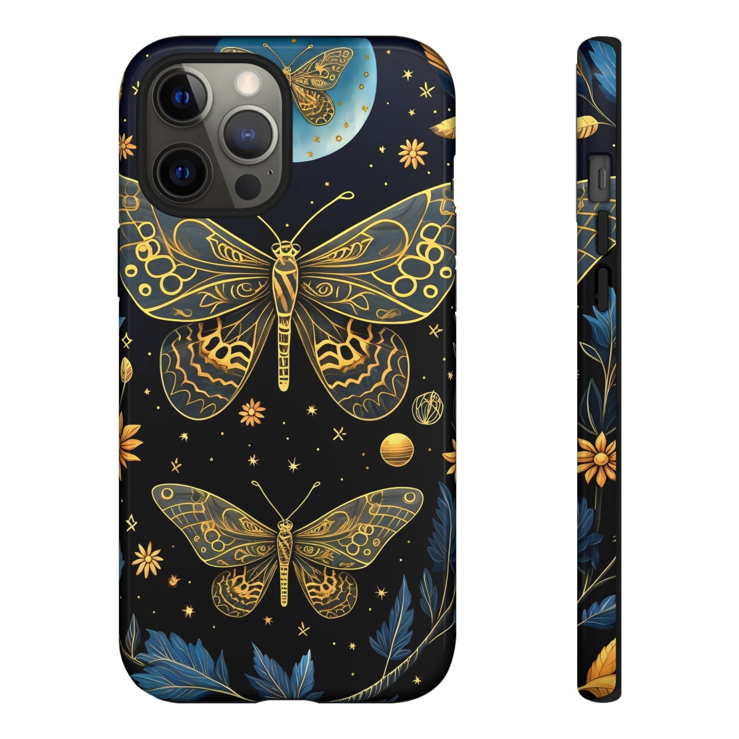 Butterfly Galaxy Phone Case | Tough Cases for Nature Lovers, Unique Phone Covers, Gift for Her, Boho Style, Floral Design