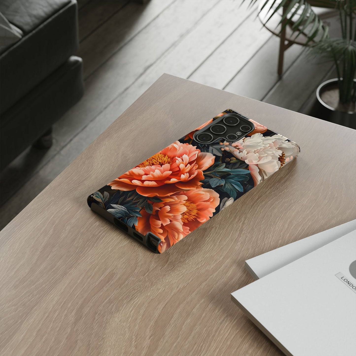 Floral Phone Case - Tough Cases, Durable Cover, Flower Design, Unique Gift, Phone Accessories