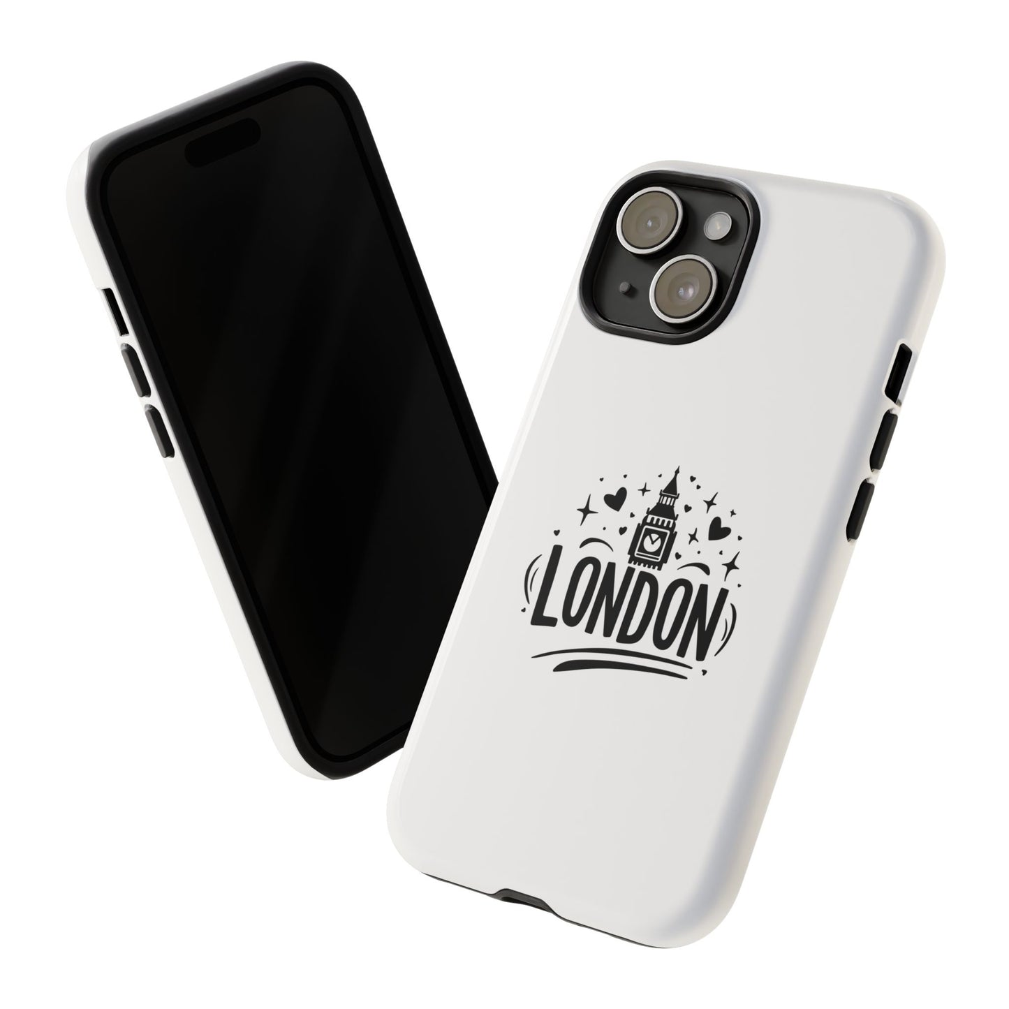 Stylish Phone Case for London Lovers, London Gift, Travel Accessory, Unique Smartphone Case, Cityscape Phone Cover