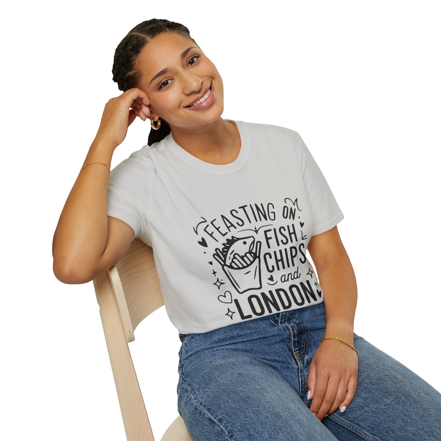 Unisex Softstyle T-Shirt - Fish Chips and London