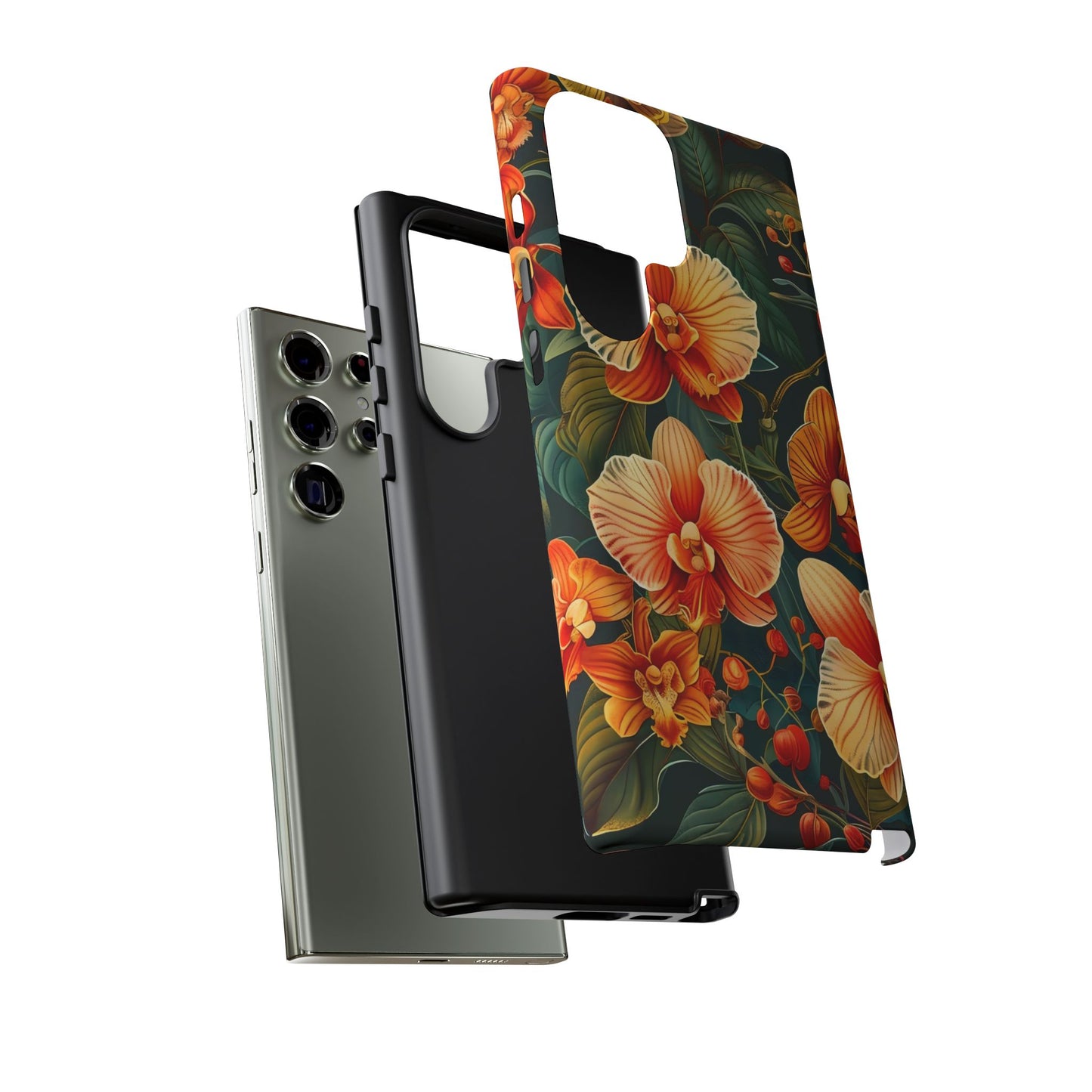 Floral Phone Case - Tough Cases, Protective Cover, Gift for Her, Smartphone Accessory, Floral Design, Nature-Inspired