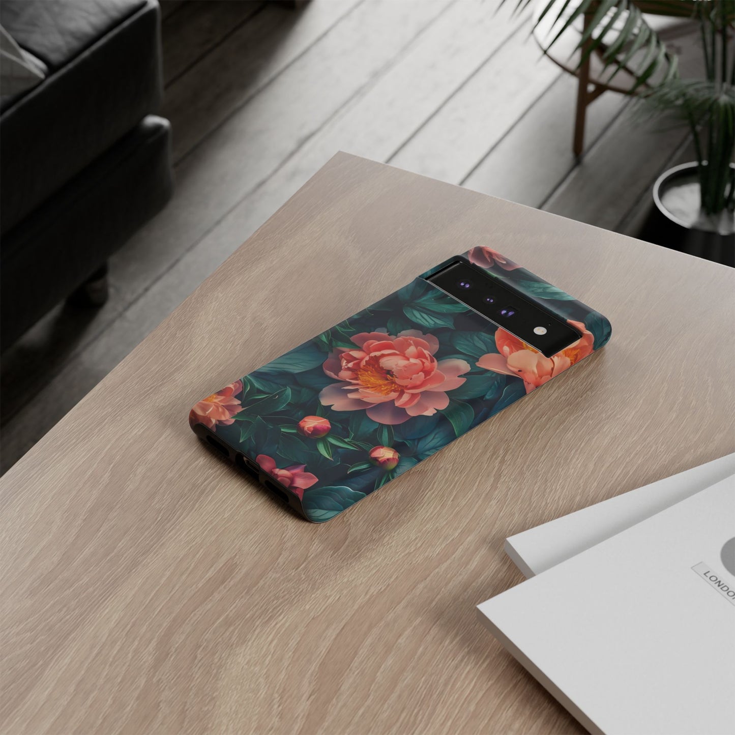 Floral Phone Case - Tough Cases, Flower Design, Botanical Art, Phone Accessory, Gift for Her, Nature Lovers