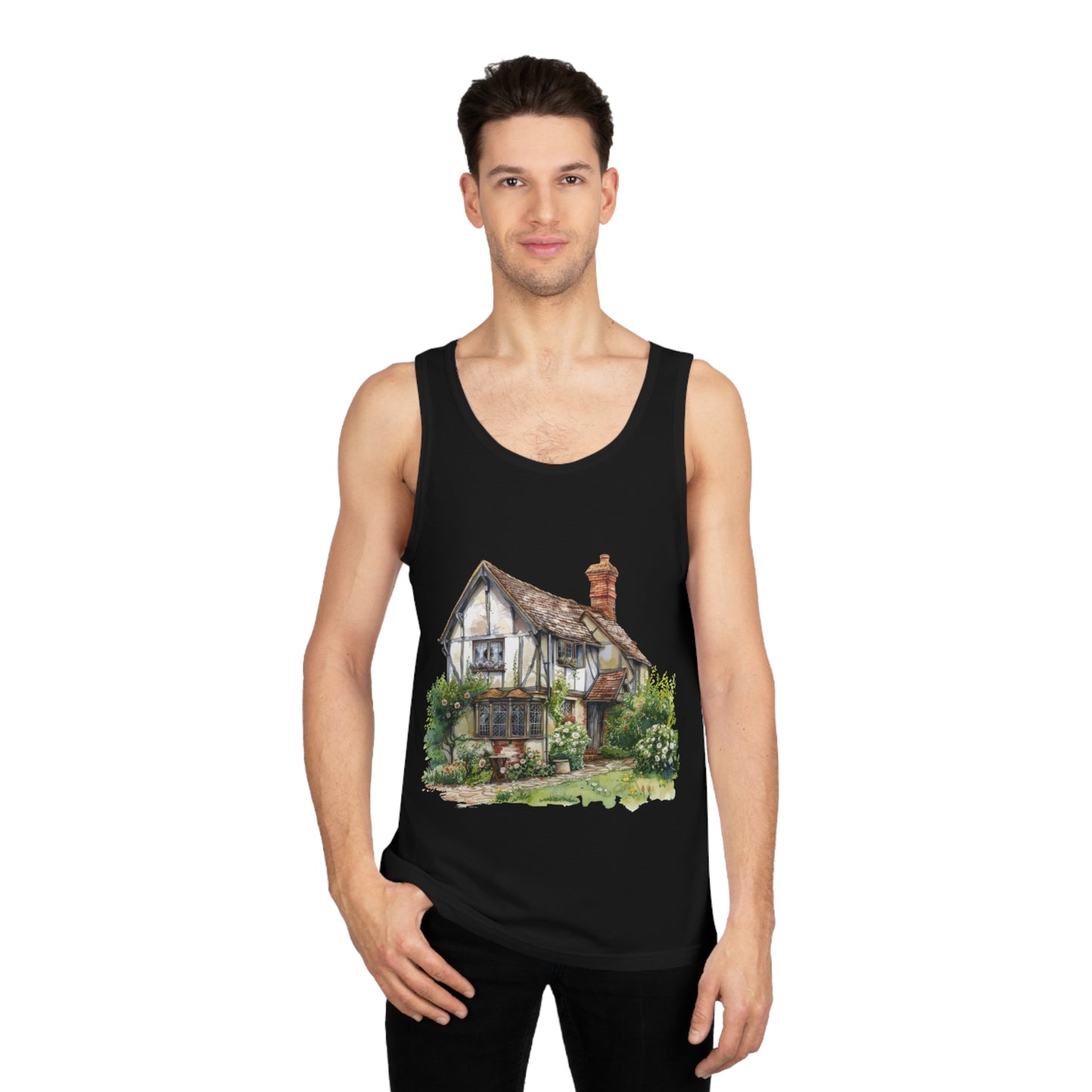 Unisex Softstyle™ Tank Top - Charming British House