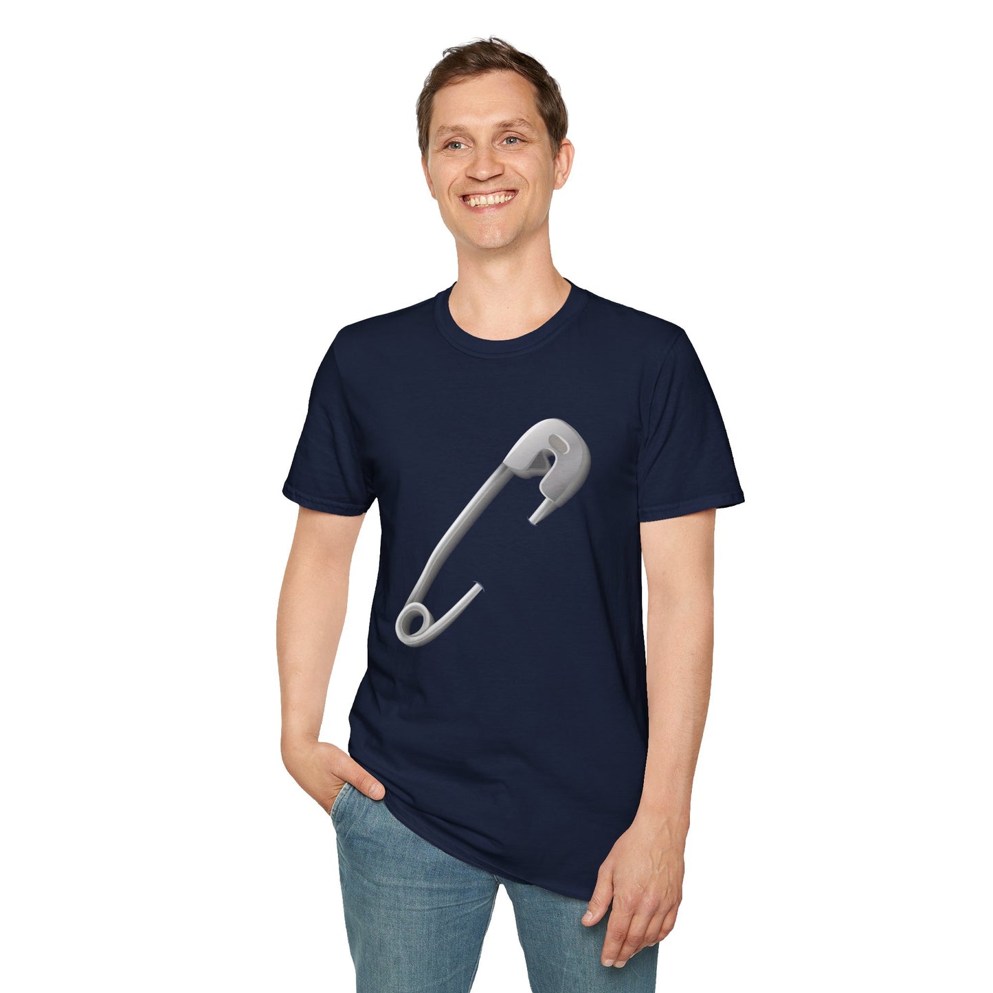 Unisex Softstyle T-Shirt - Versatile Minimalist Safety Pin