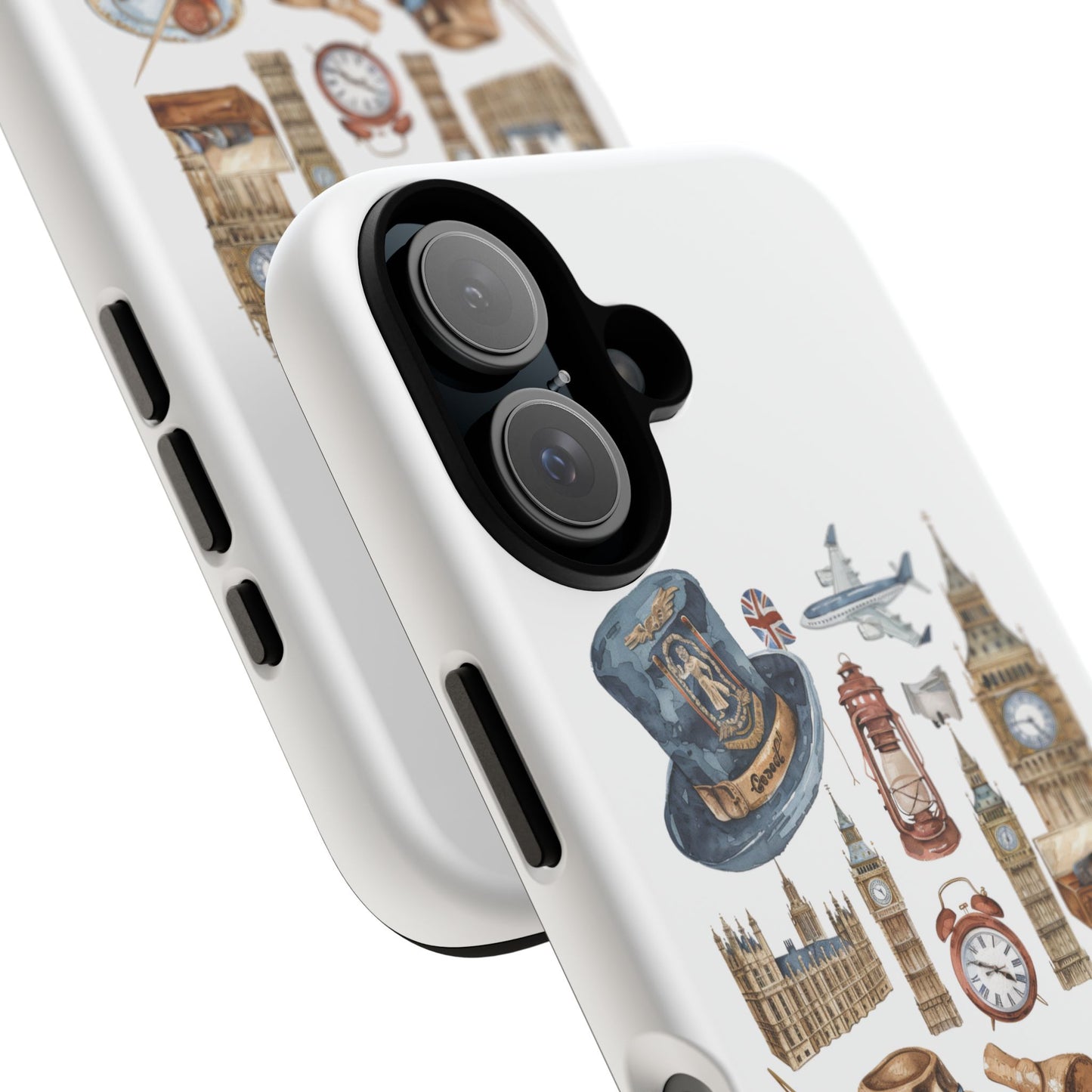 London-Themed Phone Case, Durable iPhone Cover, Gift for Travelers, Unique Cell Phone Accessories, Stylish Gadget Protection