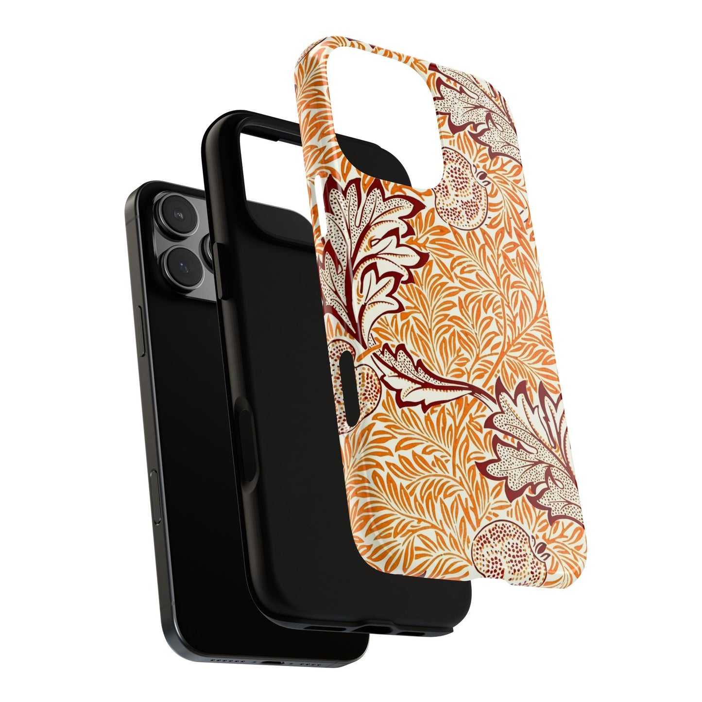 Stylish Phone Case, Tough Cases with Floral Design, Protective Cover, Gift for Her, Cute Phone Accessory