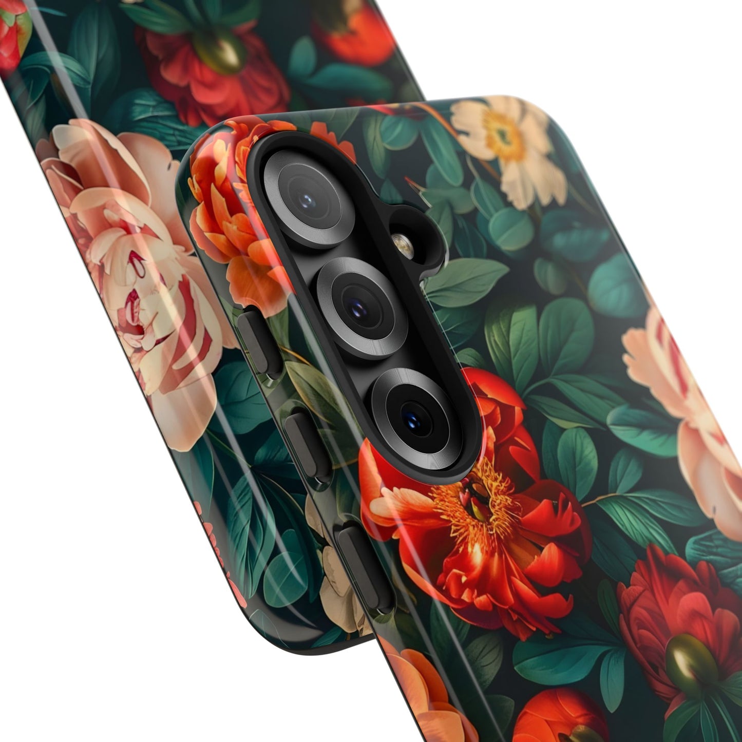 Floral Phone Case - Tough Cases, Vibrant Protection, Gift for Her, Cute Floral Design, Trendy Accessory, Perfect for Spring