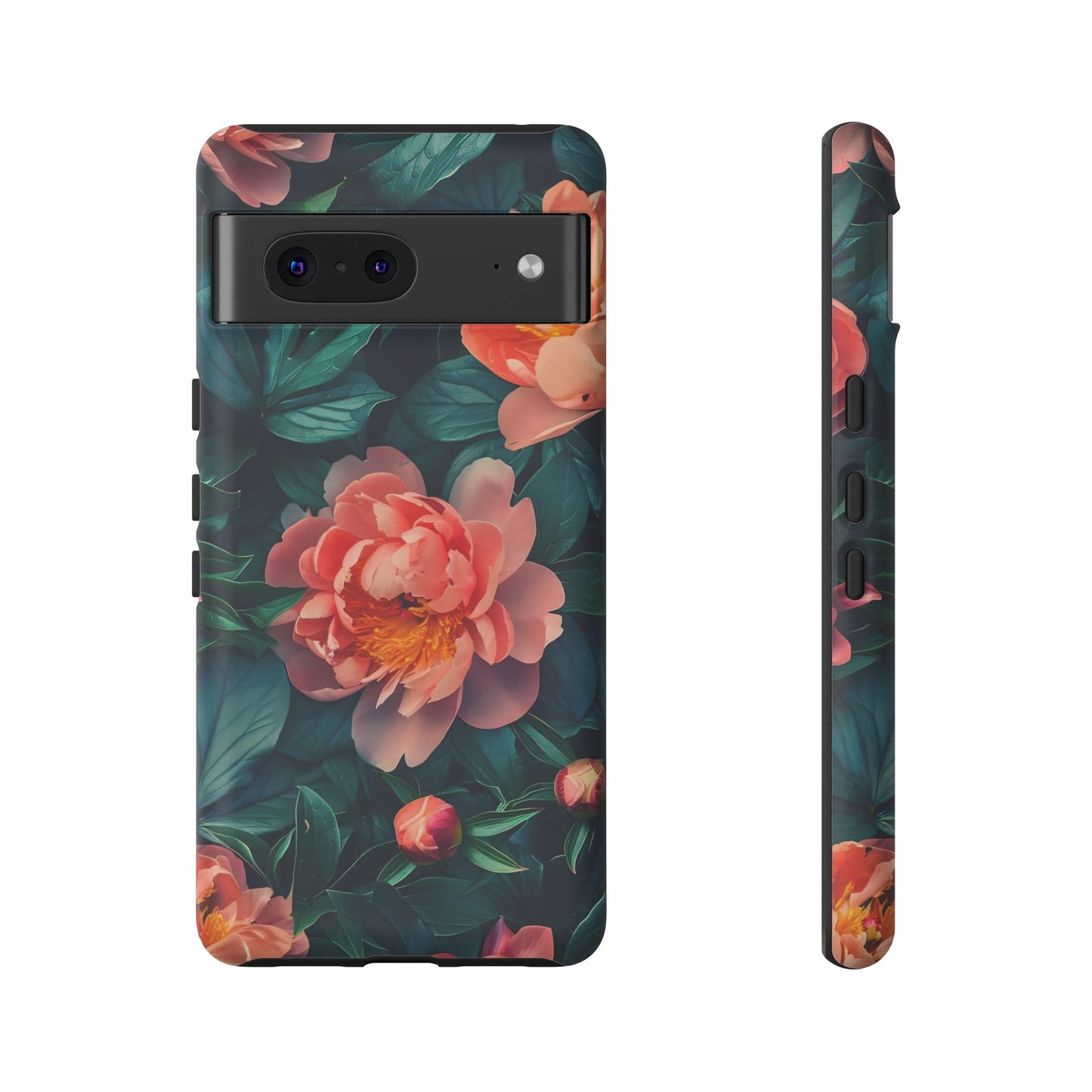 Floral Phone Case - Tough Cases, Flower Design, Botanical Art, Phone Accessory, Gift for Her, Nature Lovers