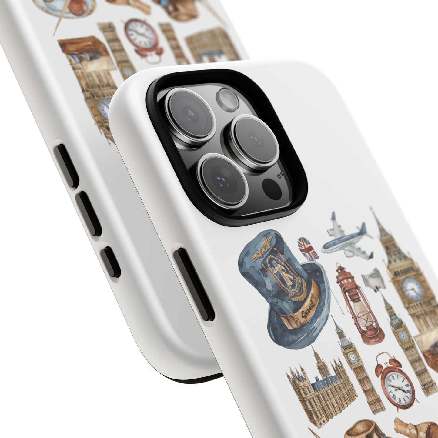 London-Themed Phone Case, Durable iPhone Cover, Gift for Travelers, Unique Cell Phone Accessories, Stylish Gadget Protection