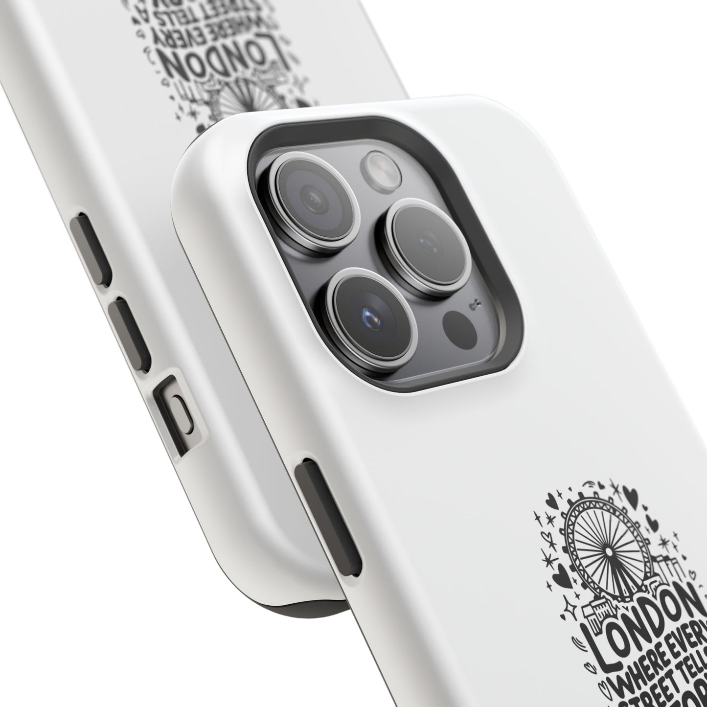 London Story Magnetic Tough Case - Unique Design for Travel Lovers