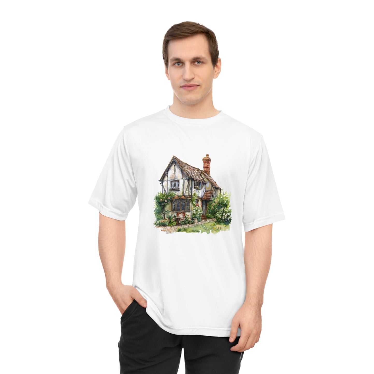 Unisex Zone Performance T-shirt - Brick and Ivy - The Beauty of British Homes