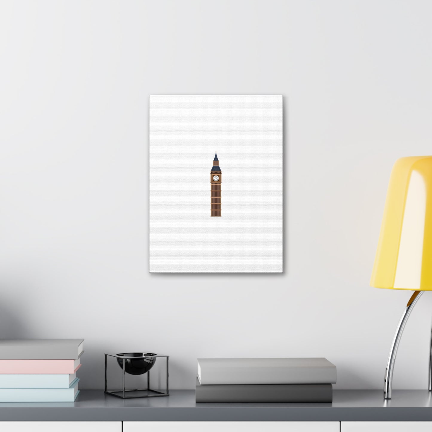 Big Ben Canvas Wall Art, Modern Home Decor, London Decor, Gift for Travel Lovers, Office Wall Art, Minimalist Art Print
