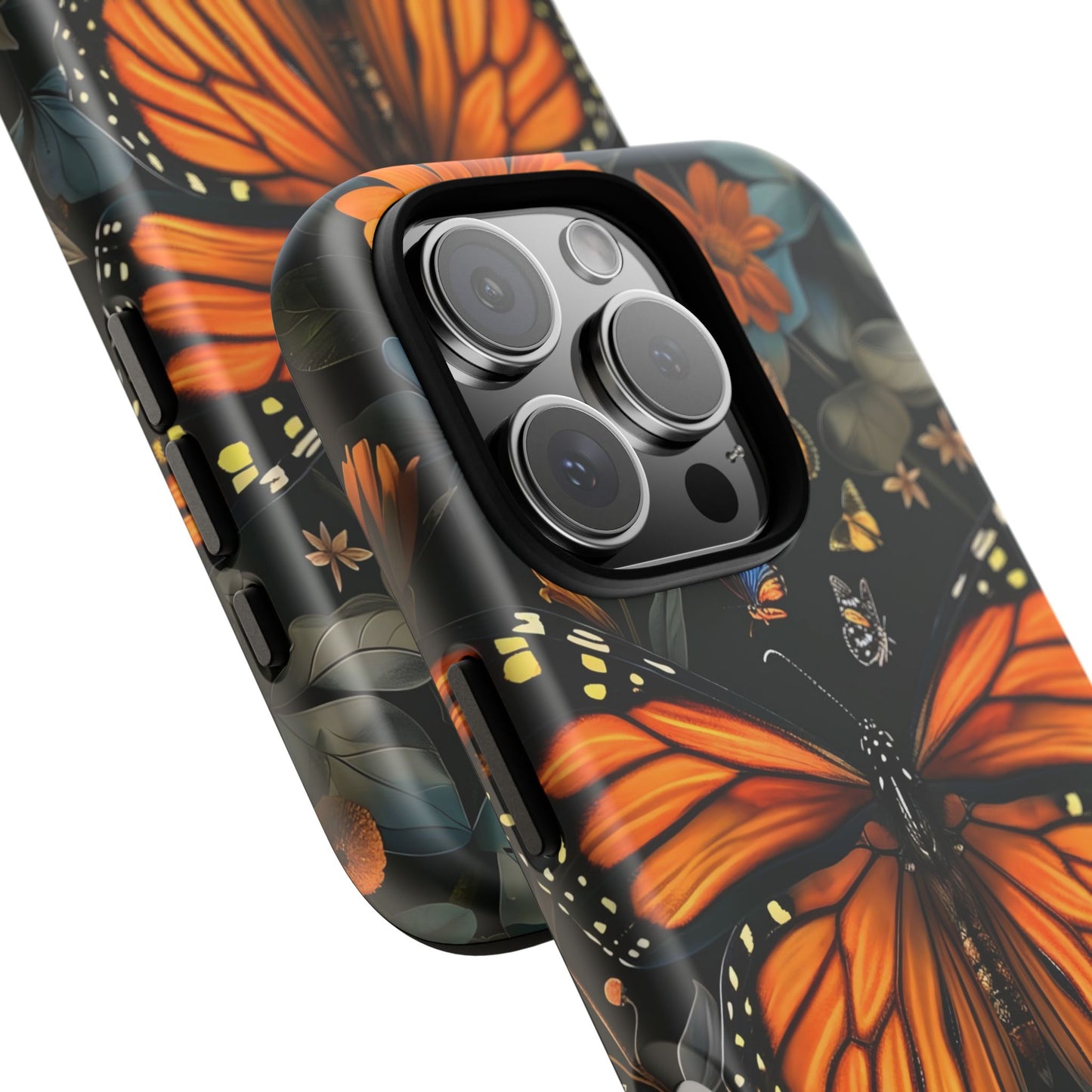 Monarch Butterfly Phone Case, Tough Cases, Nature Lover Gift, Floral Mobile Cover, Eco-Friendly Phone Accessory, Butterfly Design