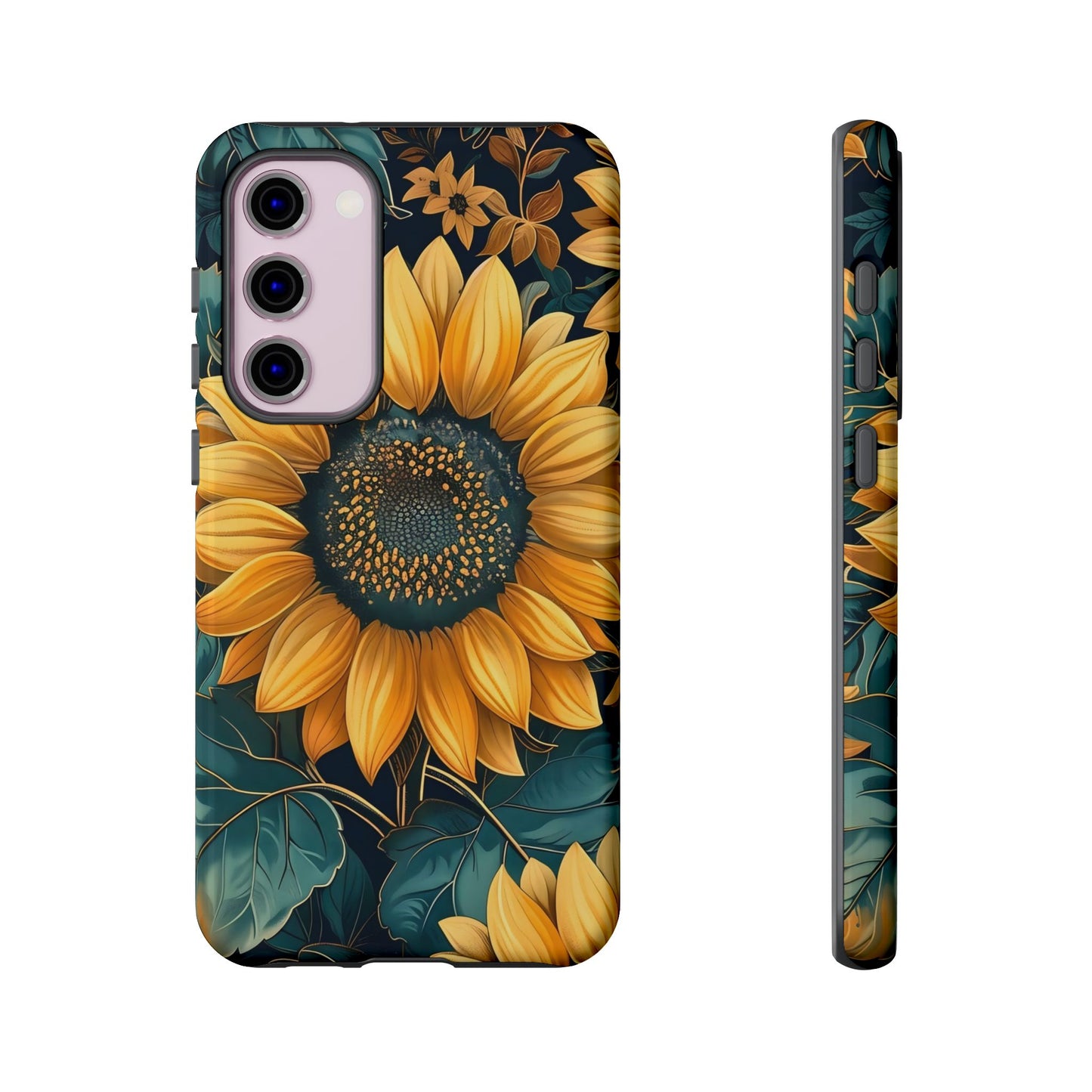 Sunflower Phone Case - Bright Floral Design, Stylish Tough Cover for Sunflower Lovers, Gift for Plant Enthusiasts, Mom Gift, Nature Lovers