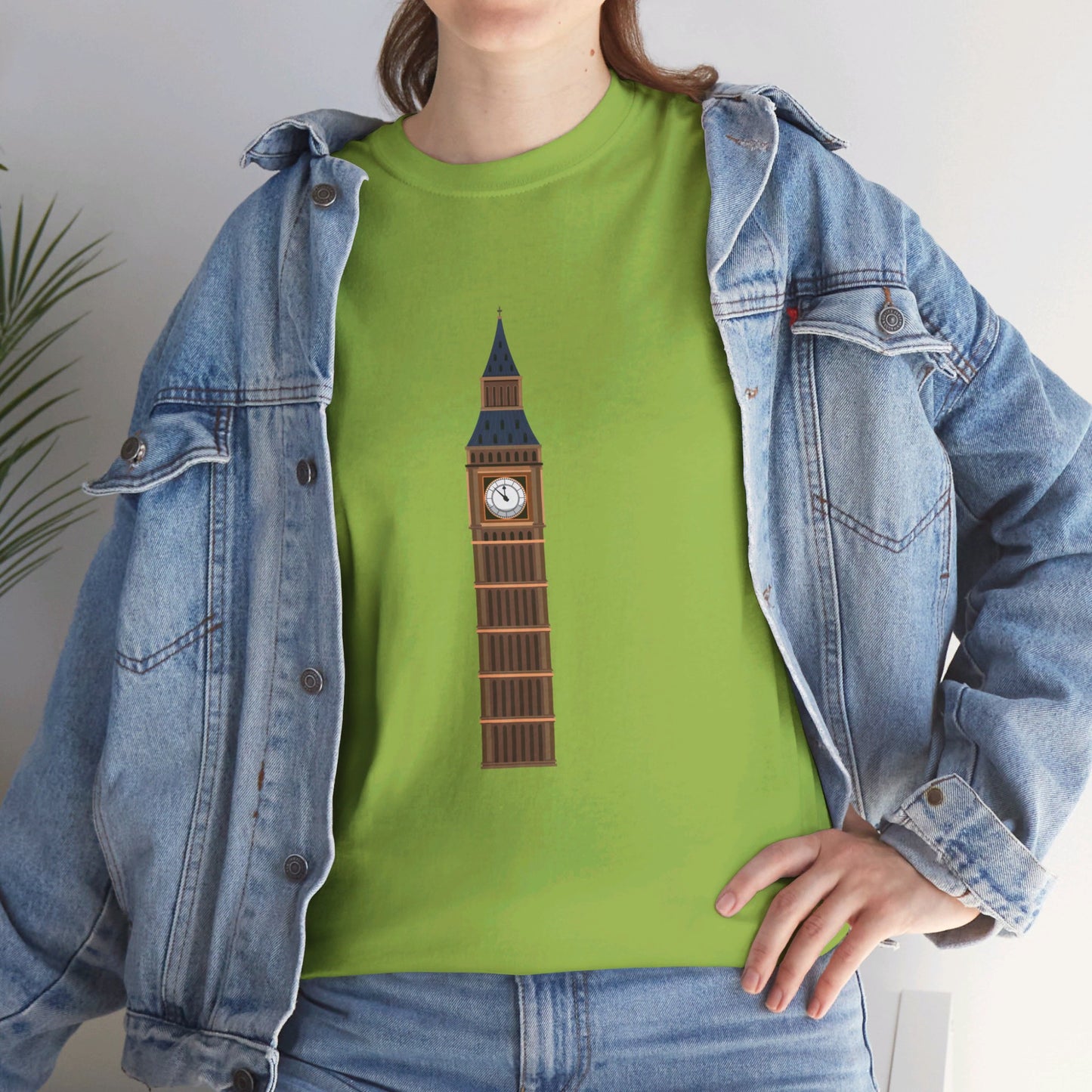 Big Ben - Iconic British Tower and Landmark Classic Unisex Heavy Cotton T-shirt