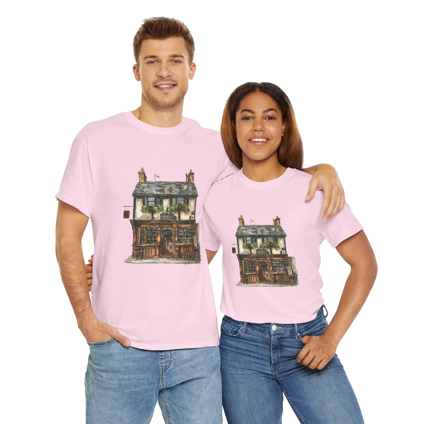 Vintage British House - Classy Unisex Heavy Cotton T-Shirt