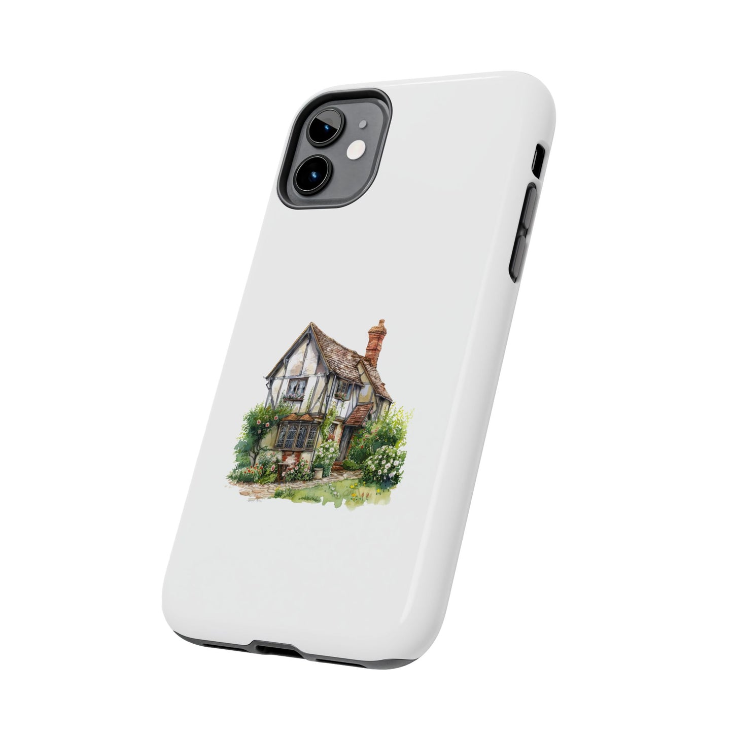 Charming Cottage Tough Phone Case - Rustic Home Design