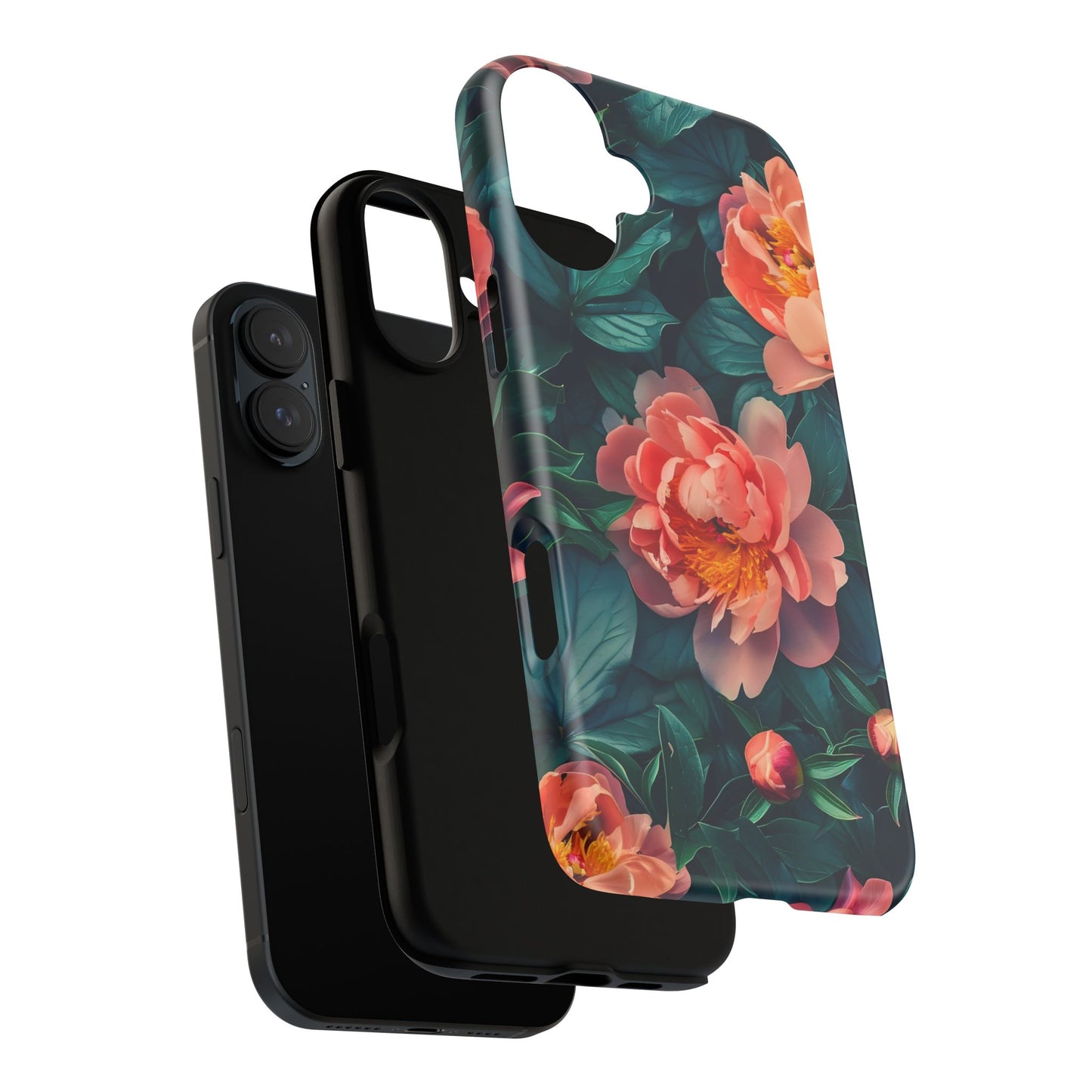Floral Phone Case - Tough Cases, Flower Design, Botanical Art, Phone Accessory, Gift for Her, Nature Lovers