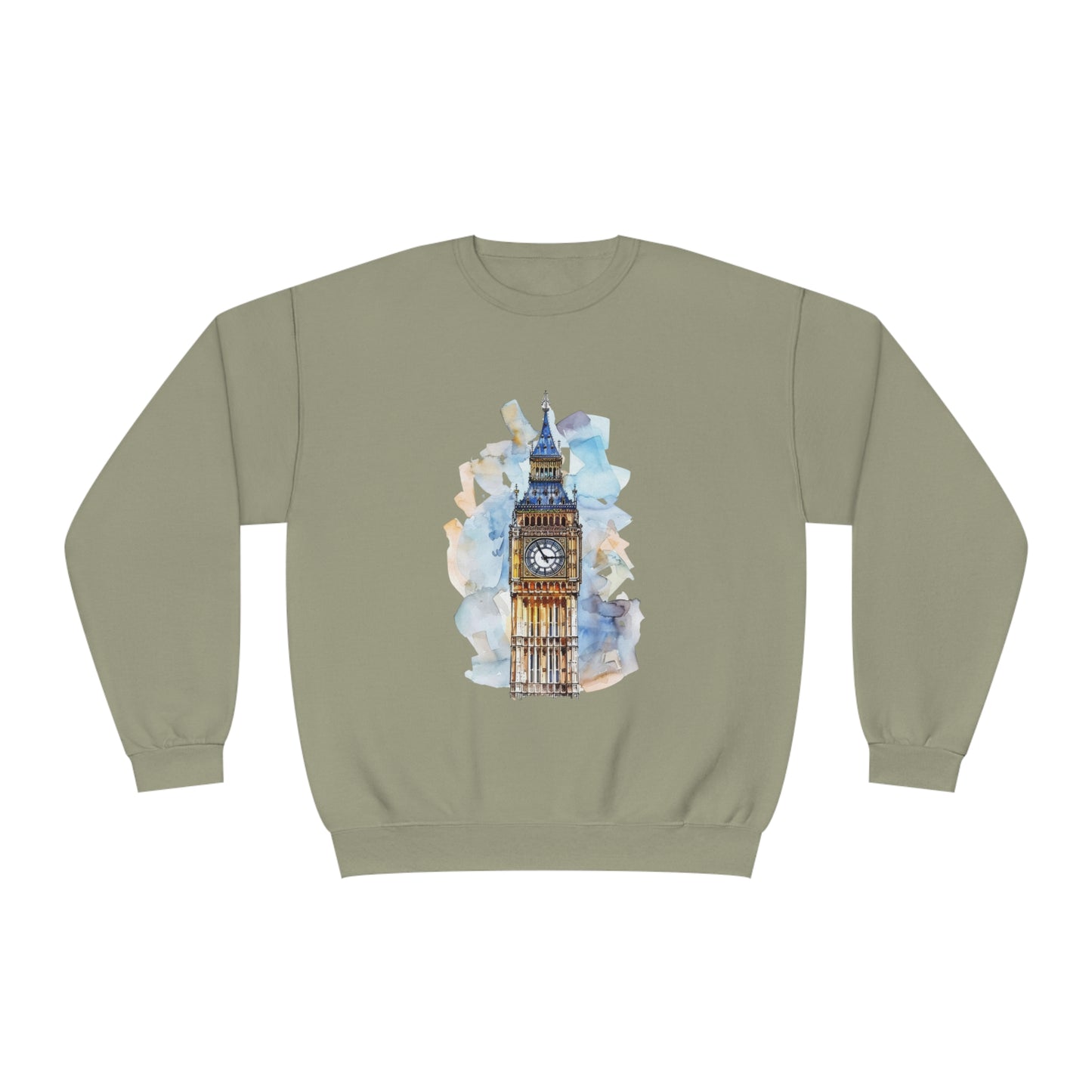 Unisex NuBlend® Crewneck Sweatshirt - Iconic Big Ben Clock Tower