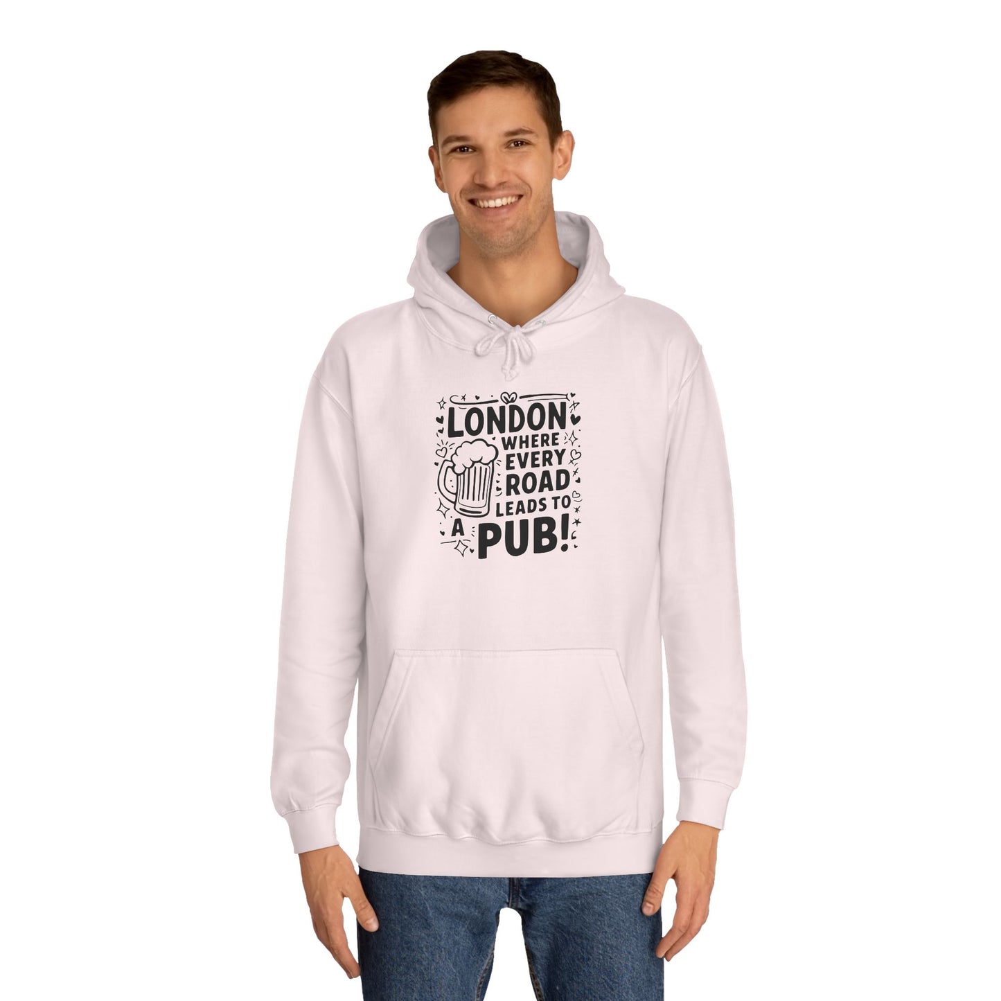 Unisex College Hoodie - London's Pub