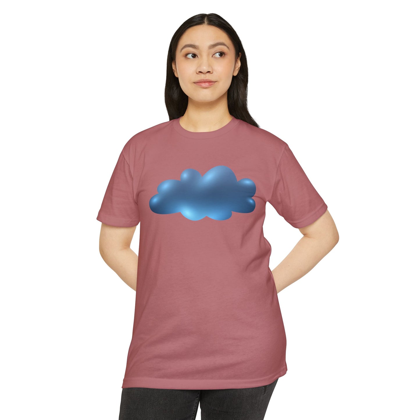 Unisex CVC Jersey T-shirt - Dreamy Cloud Design