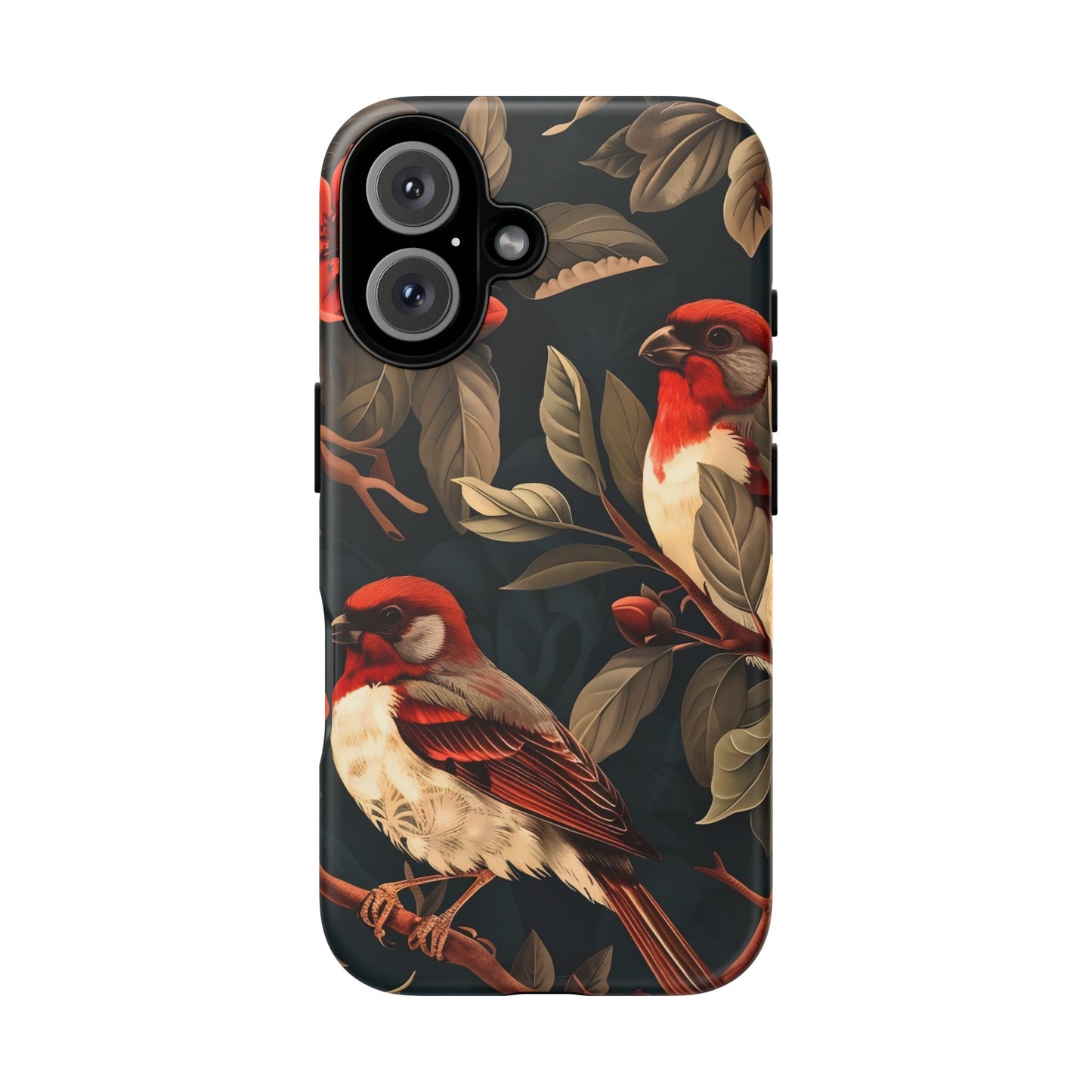 Elegant Bird Phone Case, Floral Tough Cases, Nature Lover Gift, Stylish Mobile Cover, Unique Phone Accessory