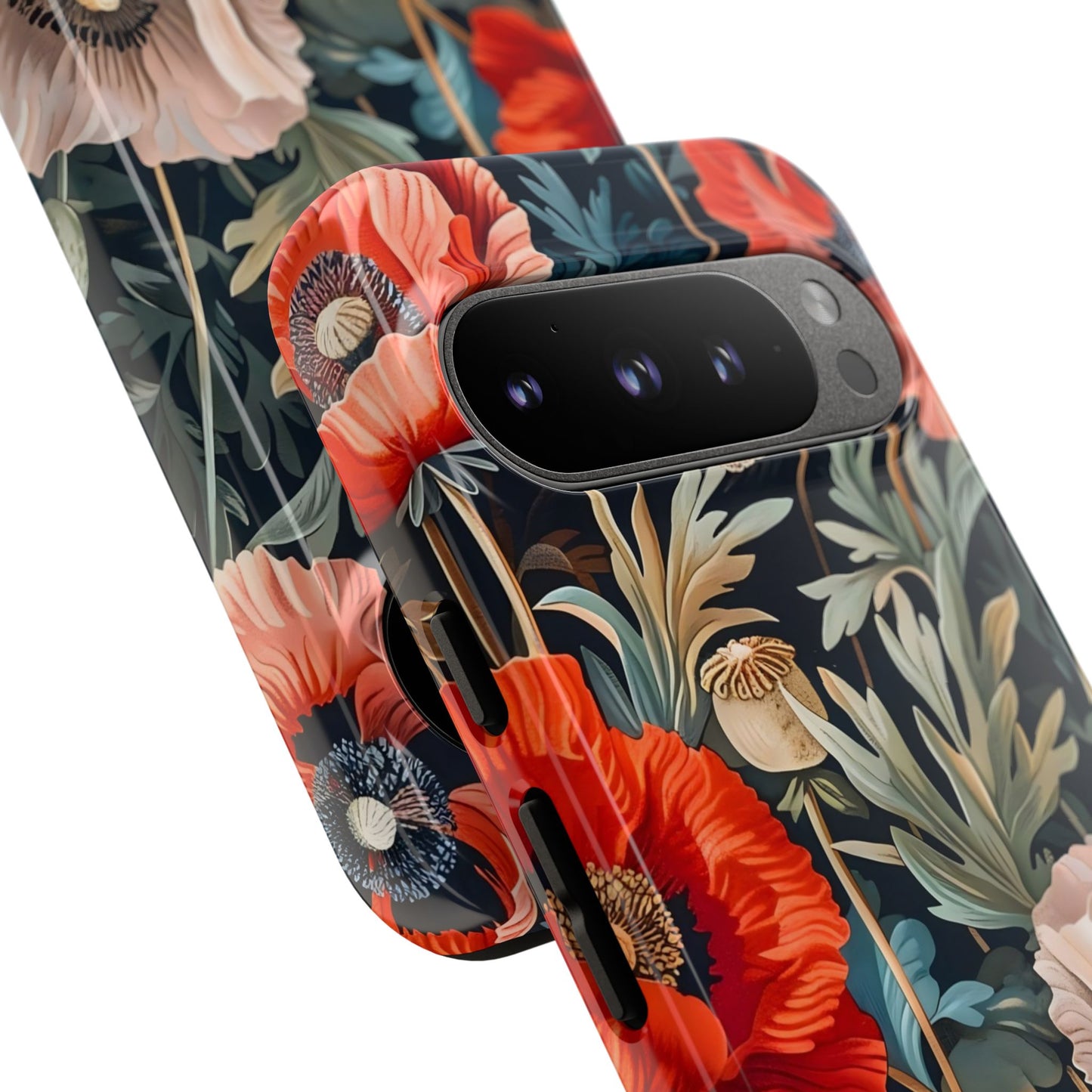 Floral Phone Case - Tough Cases, Flower Design, Chic Tech Accessories, Stylish Gifts, Unique Phone Protectors