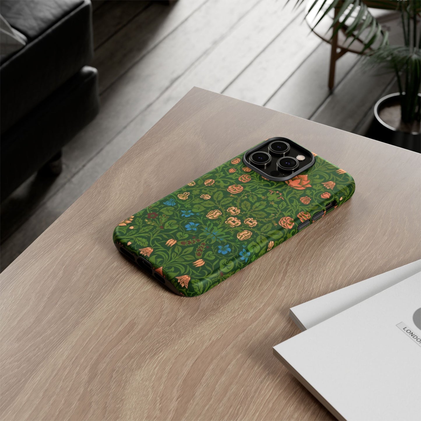 Crimson Leaf Whirl – Phone Case - Tough Cases
