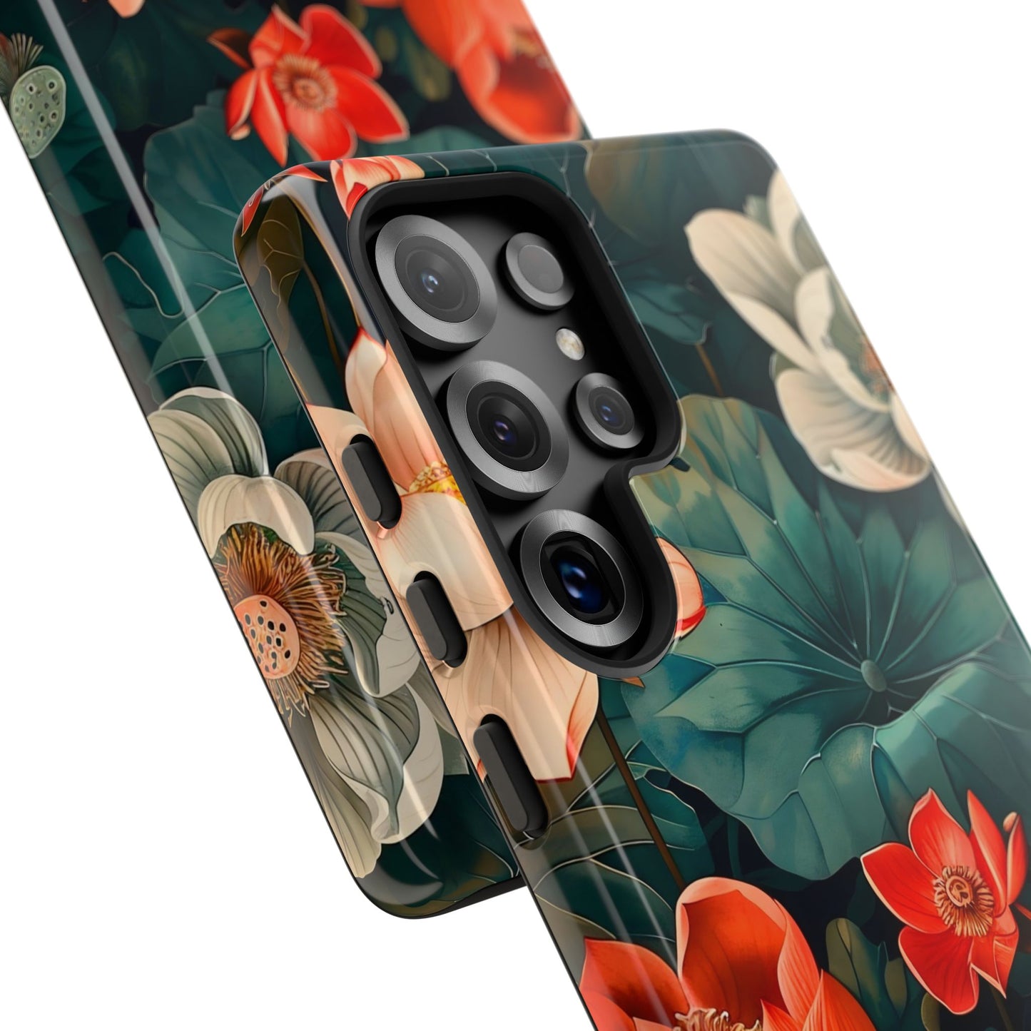 Flower Phone Case, Floral Phone Cover, Tough Case for Floral Lovers, Gift for Her, Stylish Tech Accessories