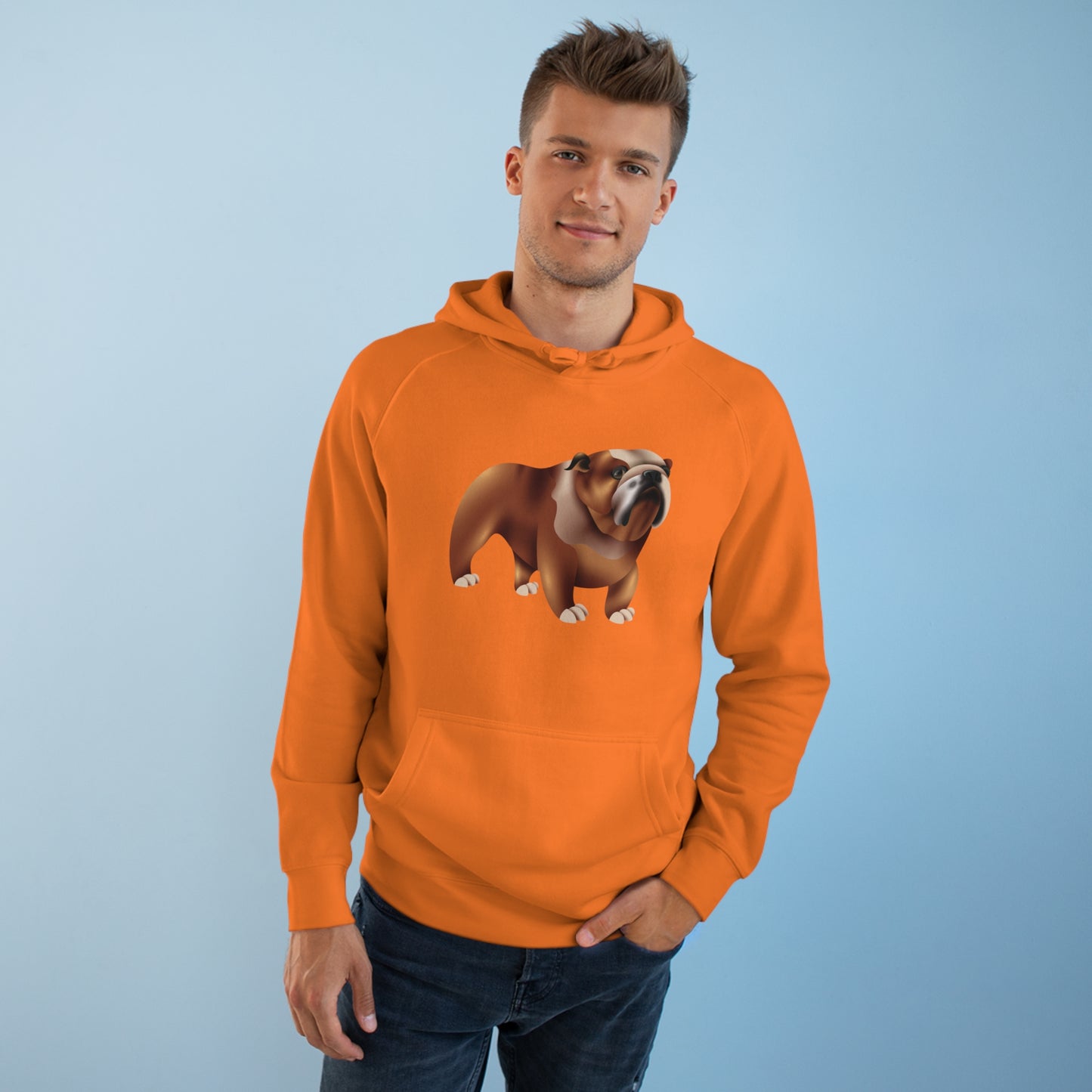 Trendy Unisex Hoodie - British Dog