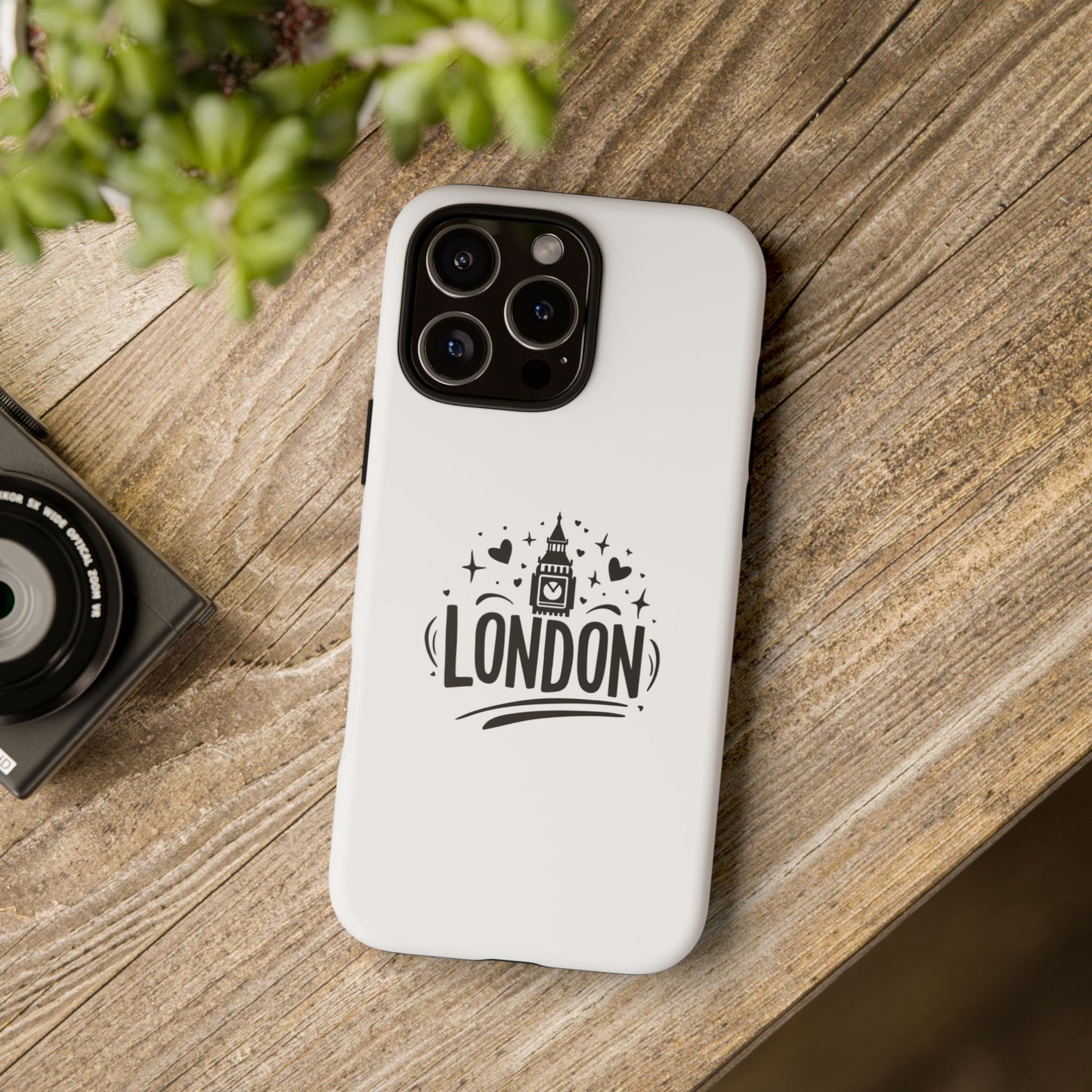 Stylish Phone Case for London Lovers, London Gift, Travel Accessory, Unique Smartphone Case, Cityscape Phone Cover