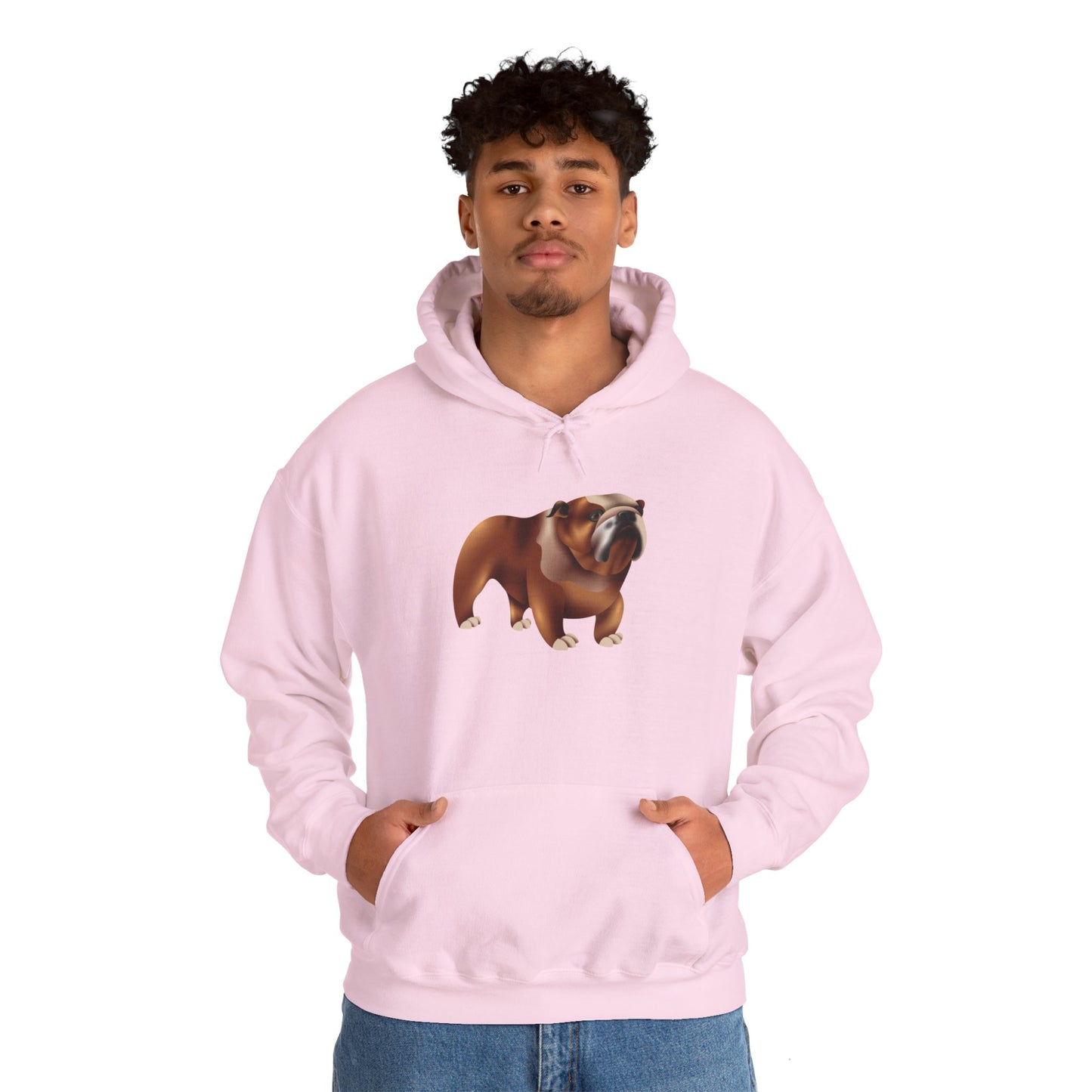 Unisex Heavy Blend™ Hooded Sweatshirt - Adorable British Dog