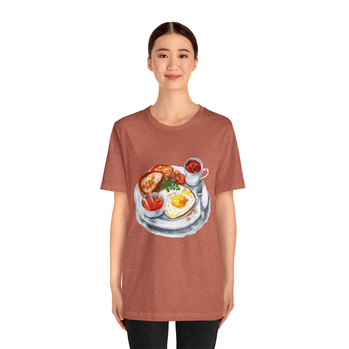 Unisex Jersey Short Sleeve Tee - From Pies to Puddings - Classic British Dishes