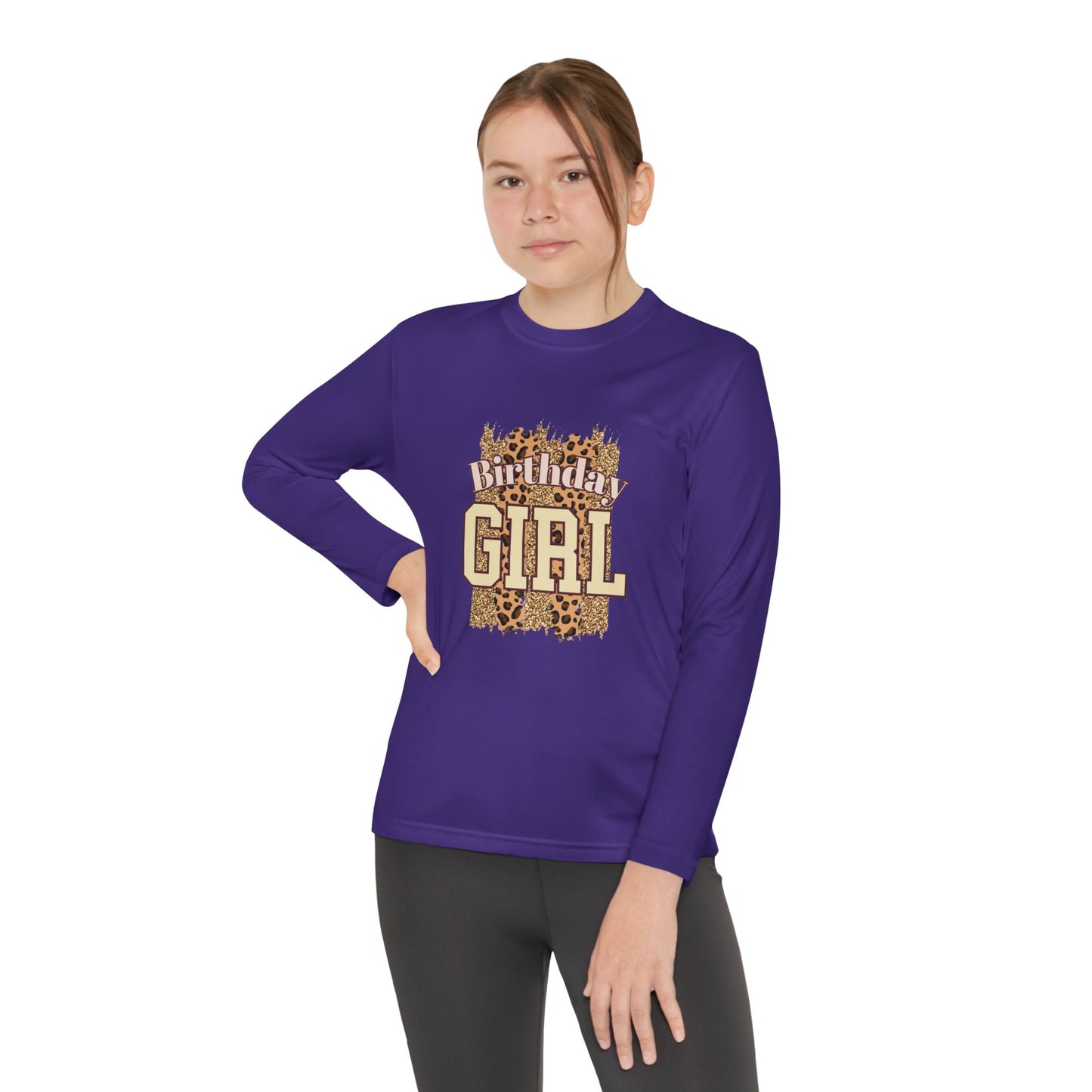 Birthday Girl Youth Long Sleeve Tee - Fun and Stylish Celebration Shirt