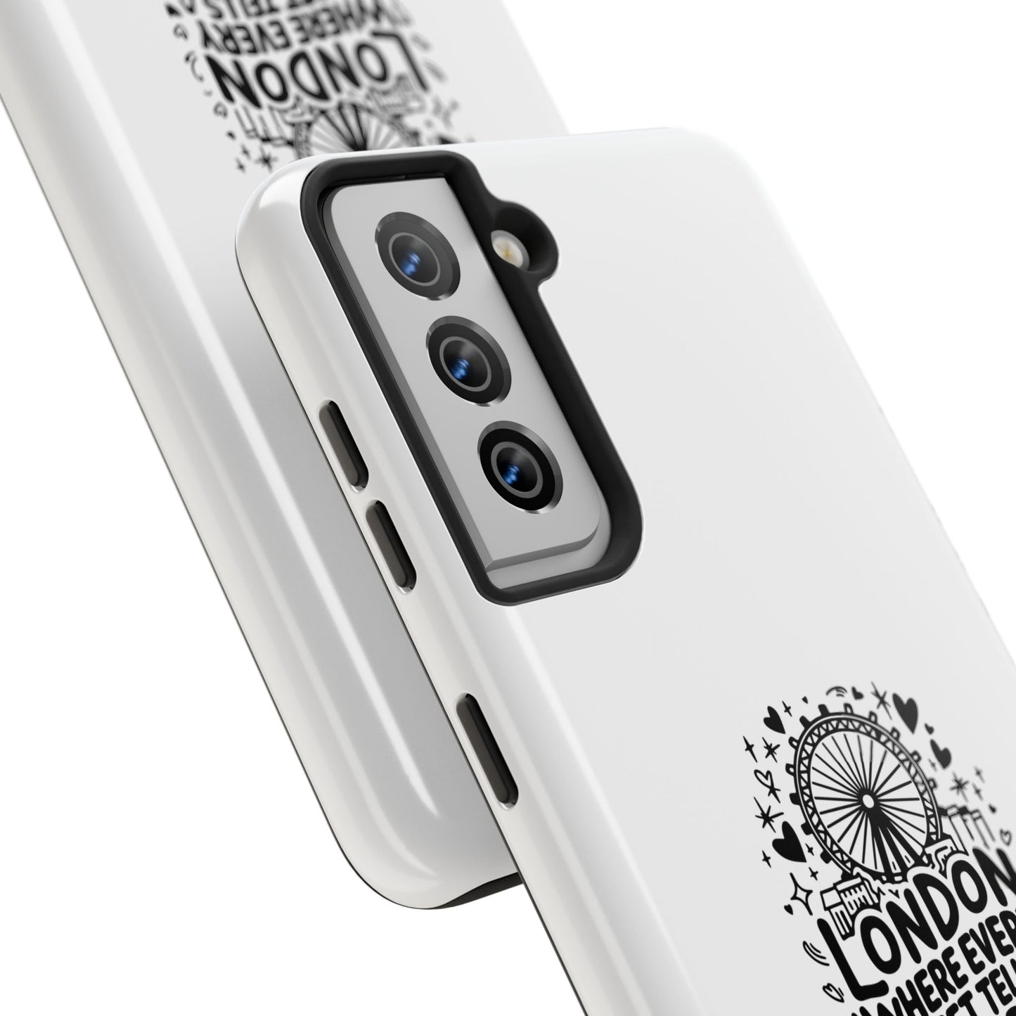 Tough Phone Case - London Street Story Design