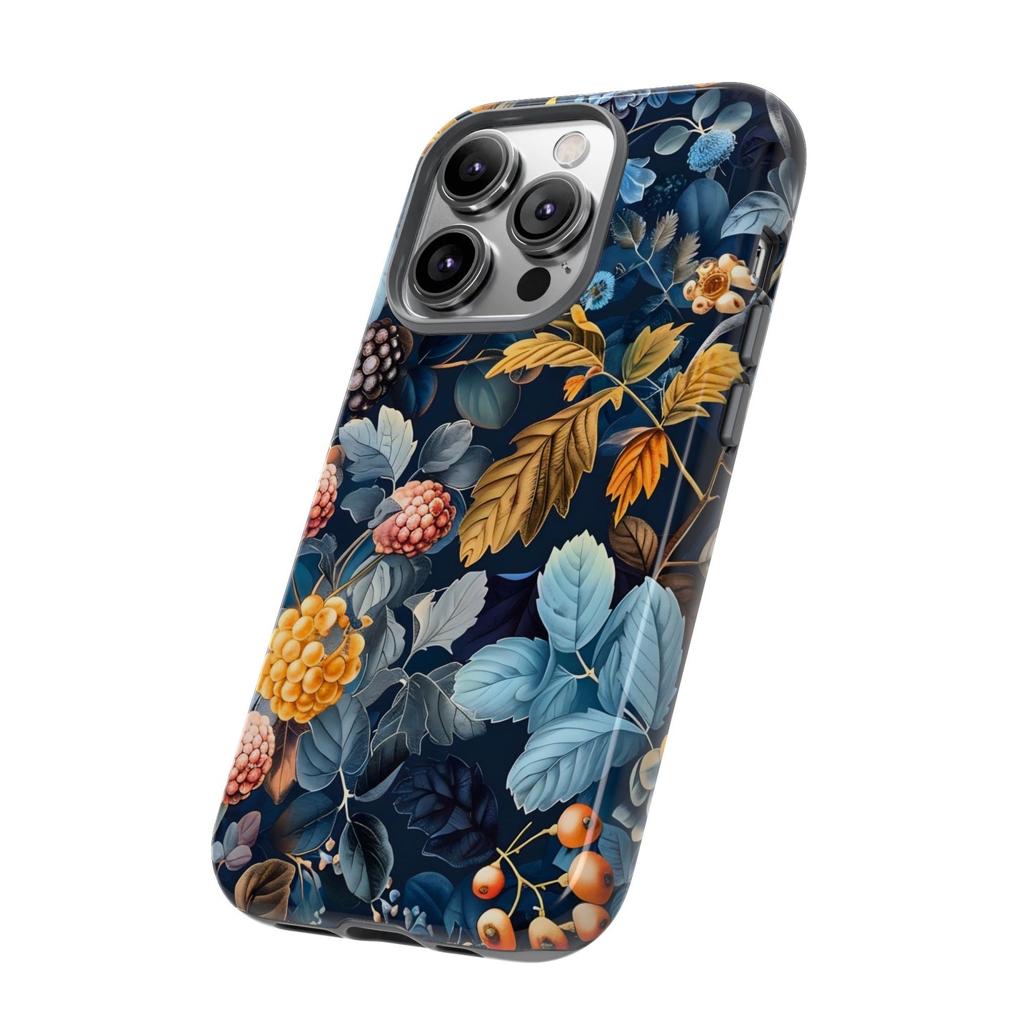 Floral iPhone Case, Tough Phone Cover, Nature-inspired Accessory, Gift for Her, Trendy Protection Case