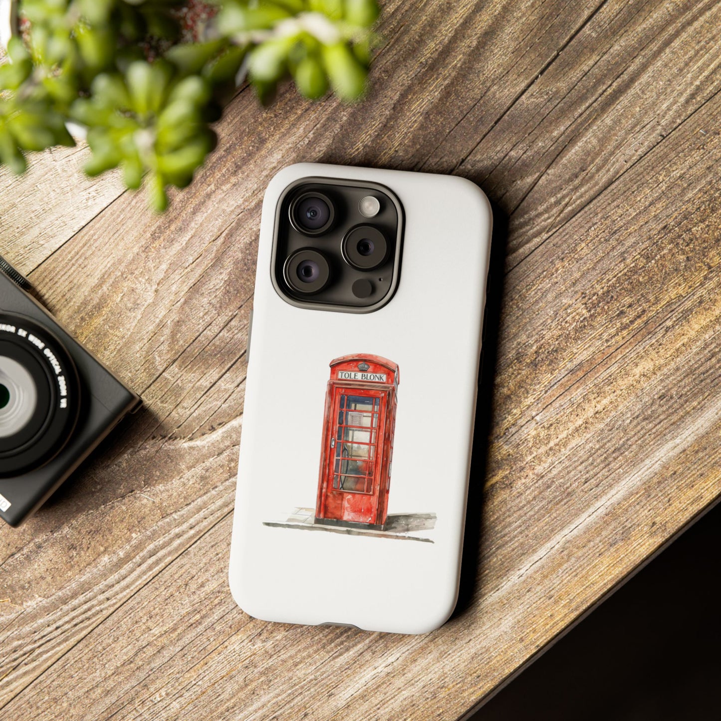 London Phone Booth Tough Case for Smartphones - Stylish Protection with a Unique Design