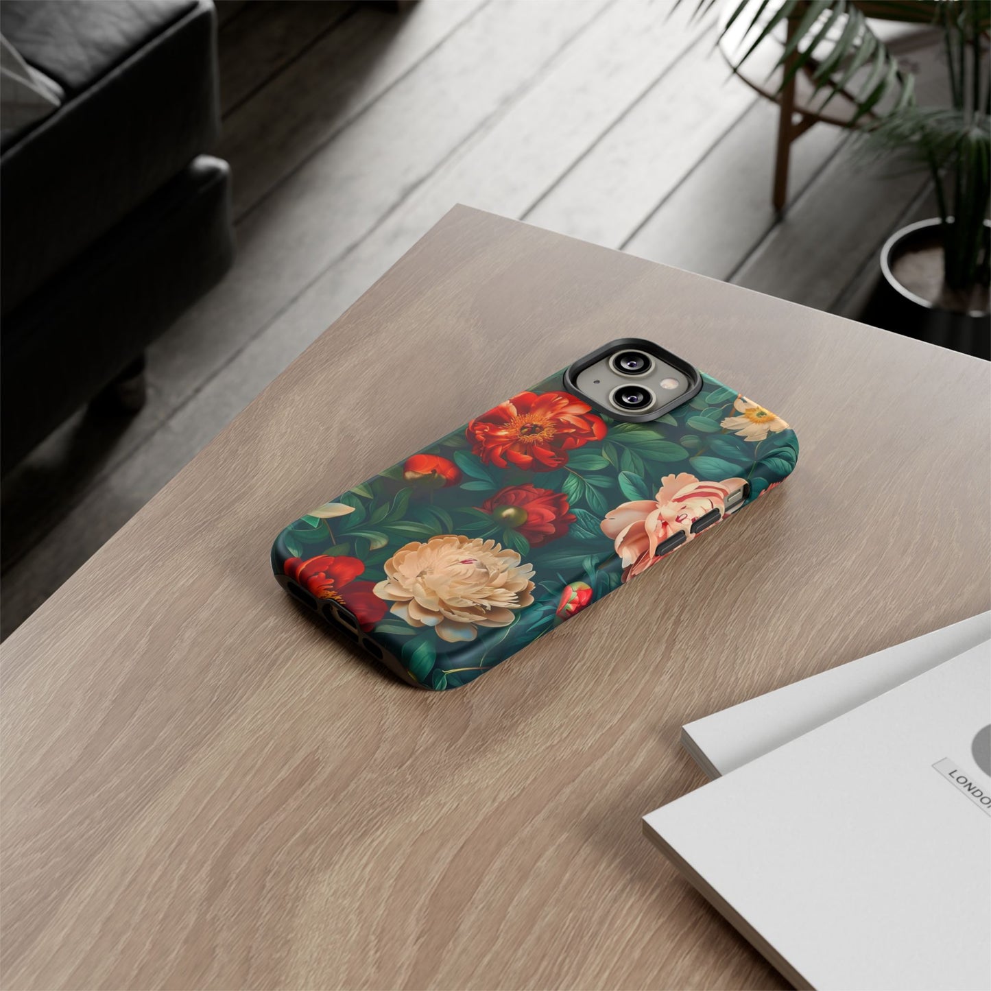 Floral Phone Case - Tough Cases, Vibrant Protection, Gift for Her, Cute Floral Design, Trendy Accessory, Perfect for Spring