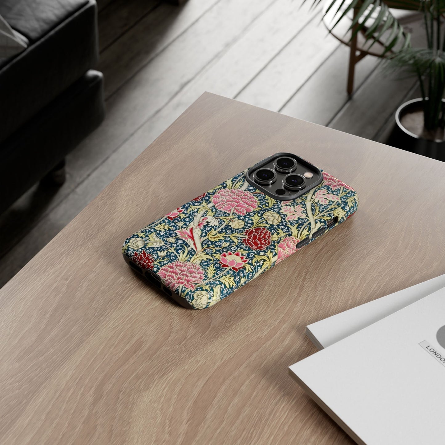 Floral Phone Case, Tough Cases, Durable Phone Cover, Stylish Phone Protector, Gift Idea for Nature Lovers, Floral Pattern Tech Accessories