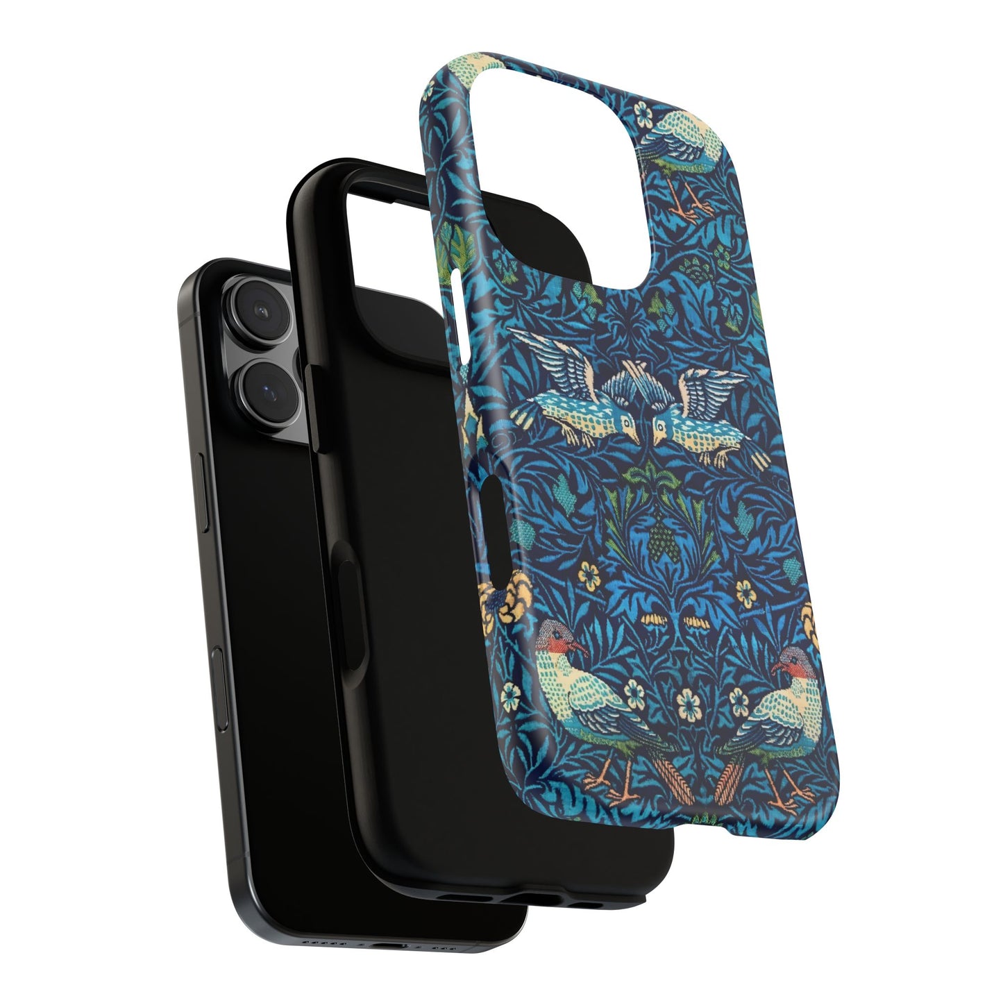 Elegant Bird Pattern Phone Case | Nature Lover Gift, Stylish Mobile Cover, Floral Design, Eco-Friendly, Unique Cell Phone Protector