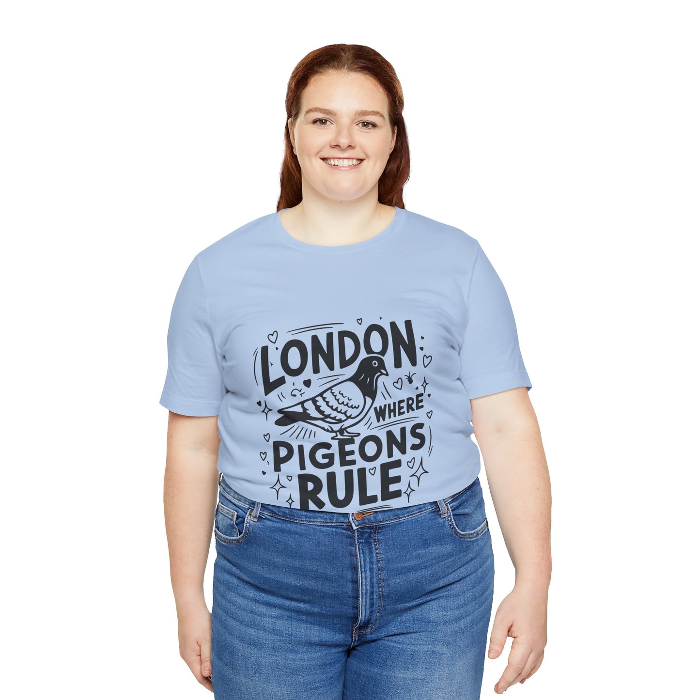 Unisex Jersey Short Sleeve Tee - London where Pigeons Rule