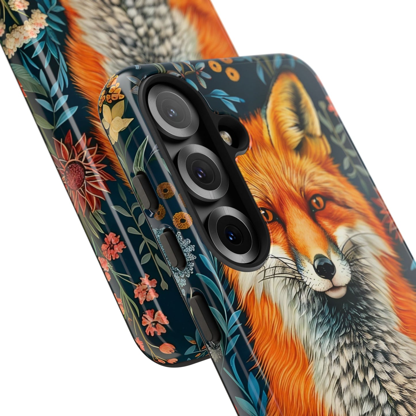 Vibrant Fox Phone Case, Tough Phone Cover, Unique Wildlife Accessory, Gift for Animal Lovers, Nature-Inspired Design