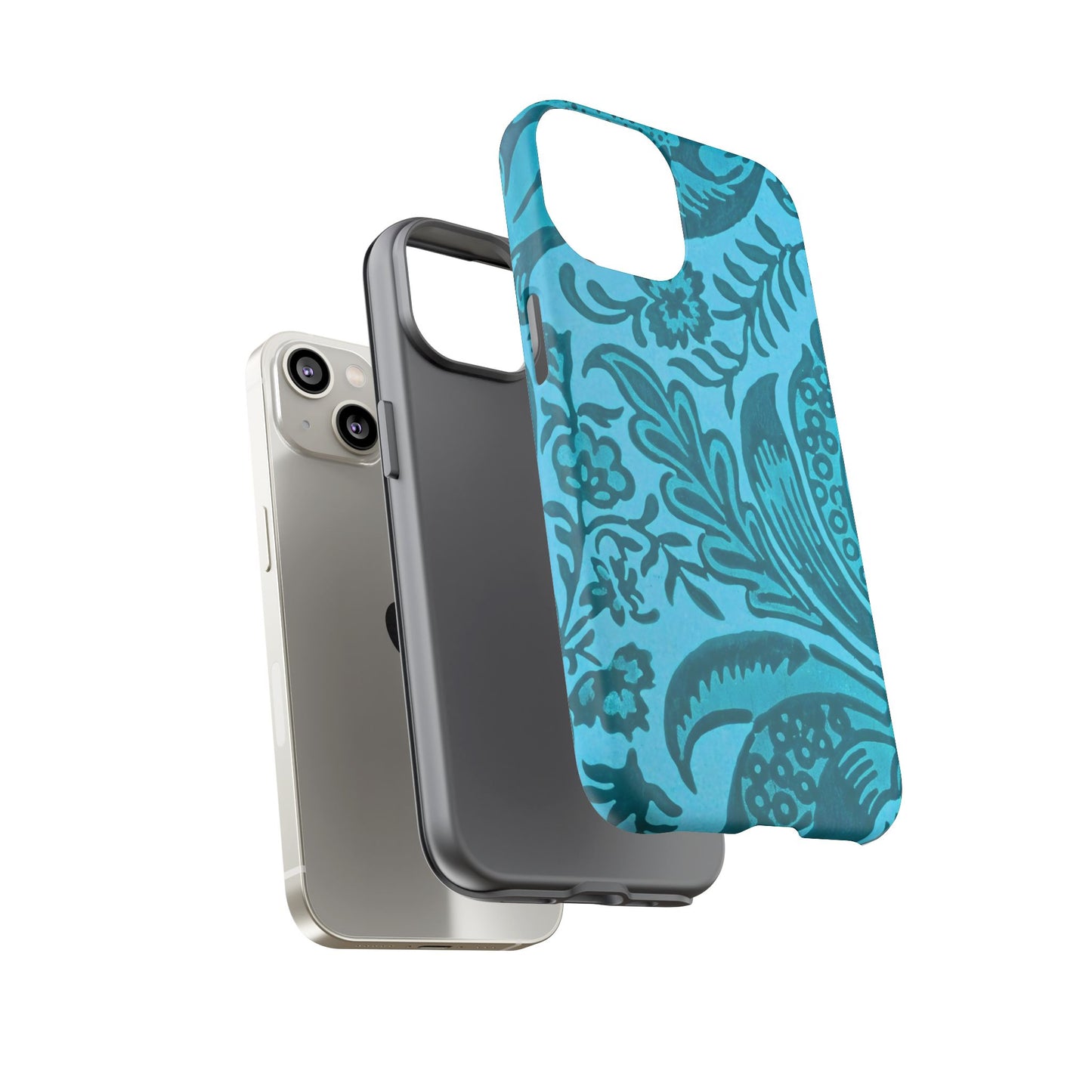 Tough Cases Floral Phone Case, Boho Chic Cover for Smartphones, Unique Gift for Her, Trendy Tech Accessory, Perfect for Personalization
