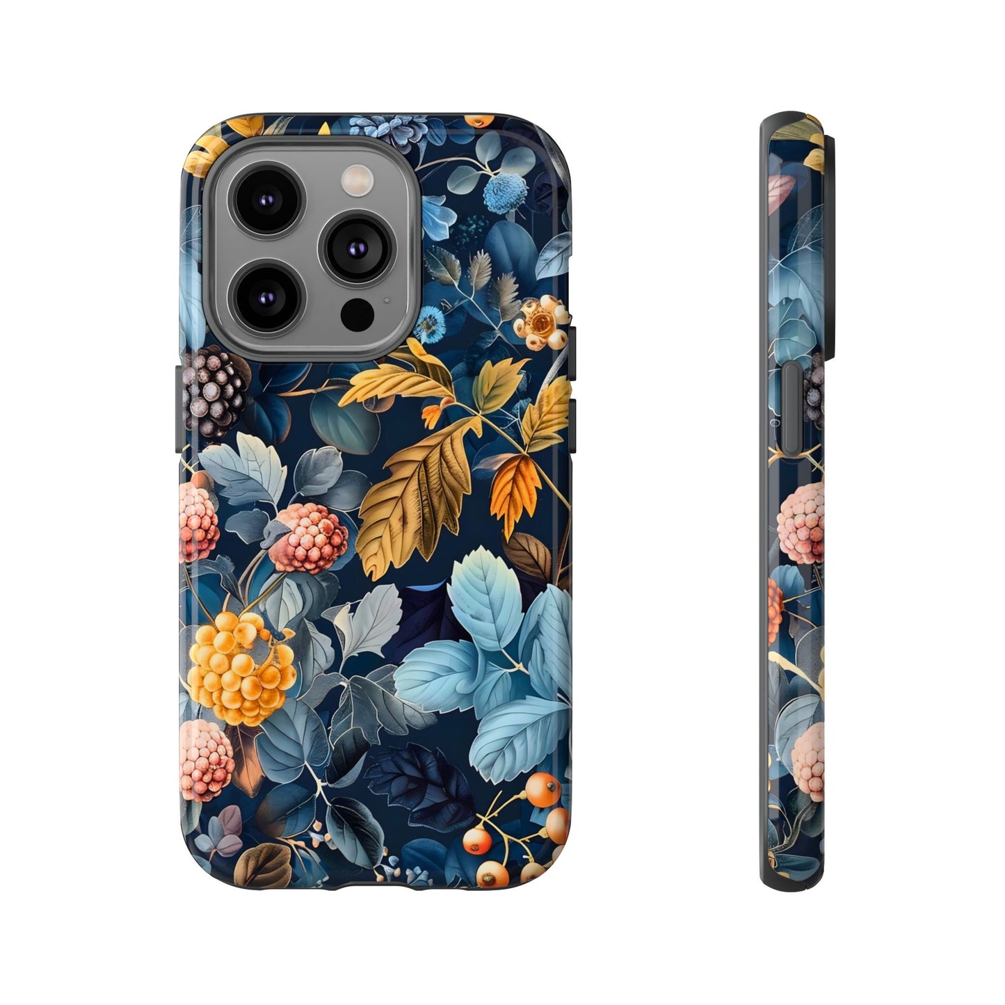 Floral iPhone Case, Tough Phone Cover, Nature-inspired Accessory, Gift for Her, Trendy Protection Case