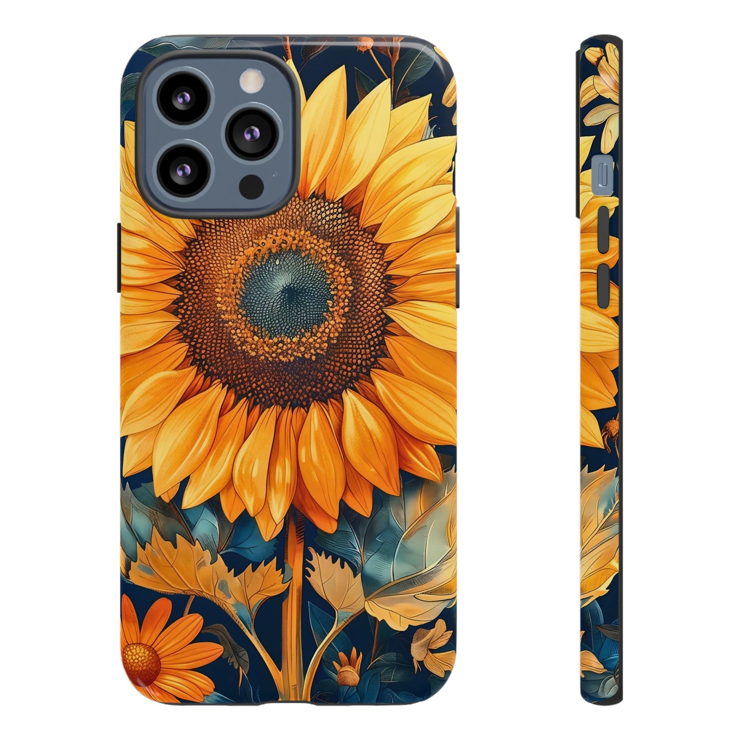 Sunflower Phone Case - Floral Design for Nature Lovers, Cute Spring Accessory, Gift for Her, Eco-Friendly Cover