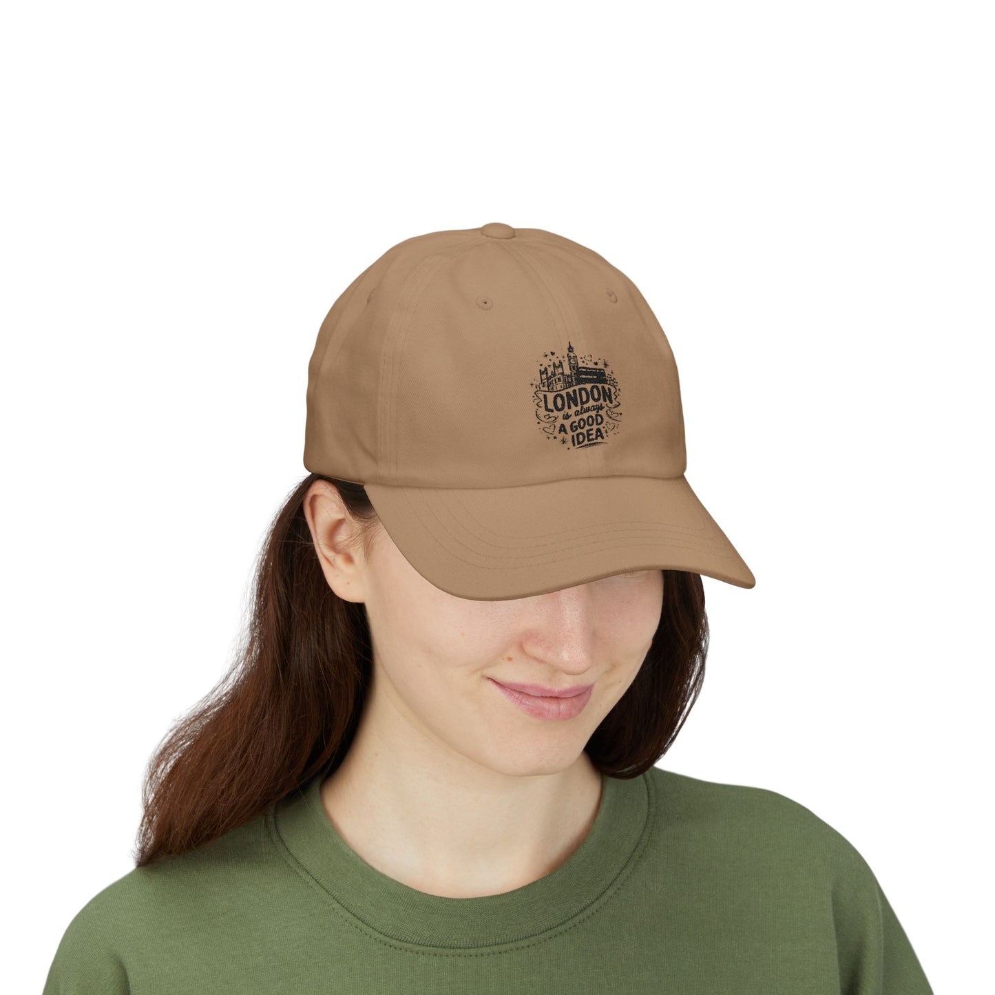 Stylish Classic Dad Cap with London Design, Casual Hat for Travel Lovers, Father's Day Gift, Summer Accessory, Unisex Cap