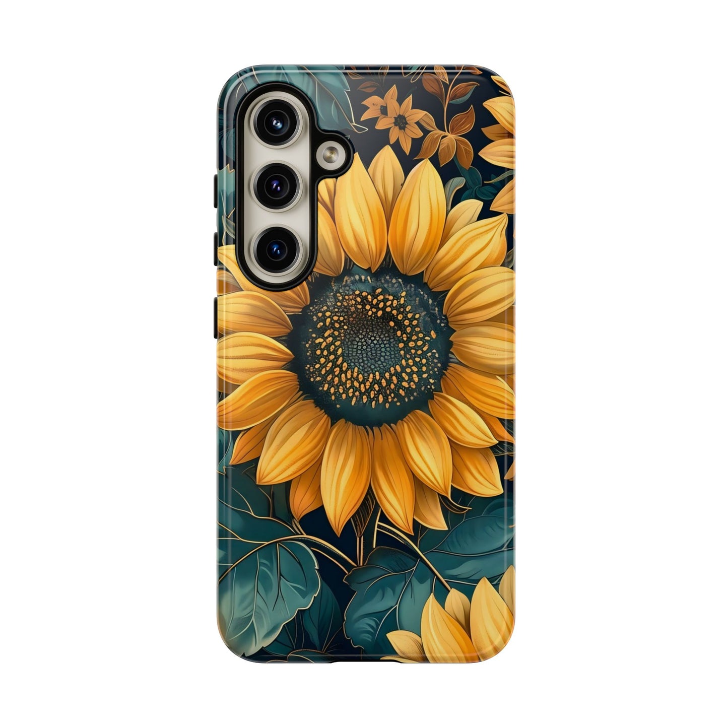 Sunflower Phone Case - Bright Floral Design, Stylish Tough Cover for Sunflower Lovers, Gift for Plant Enthusiasts, Mom Gift, Nature Lovers