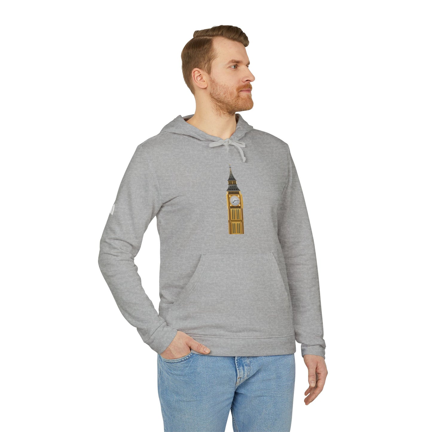 adidas Unisex Fleece Hoodie - London’s Crown Jewel - The Clock Tower